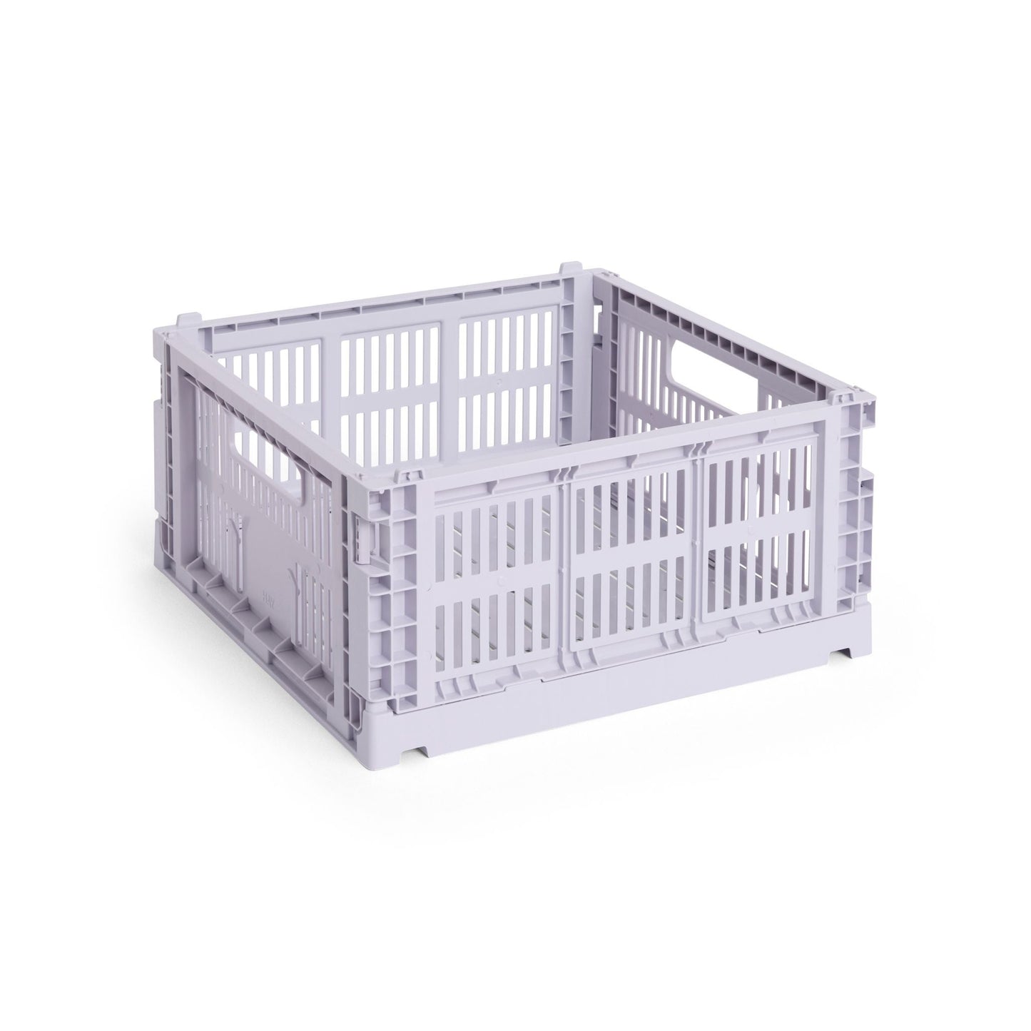 HAY Color Crate Korb Klapp-Box medium M Square quadratisch Kunststoff recycelt