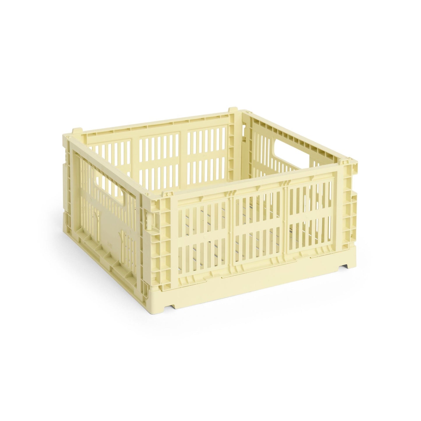 HAY Color Crate Korb Klapp-Box medium M Square quadratisch Kunststoff recycelt