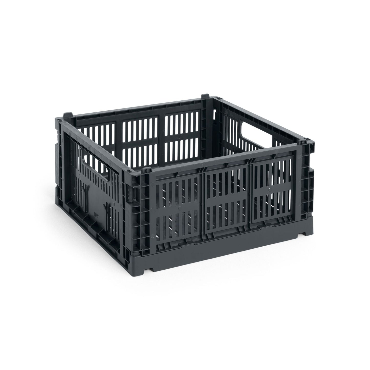 HAY Color Crate Korb Klapp-Box medium M Square quadratisch Kunststoff recycelt