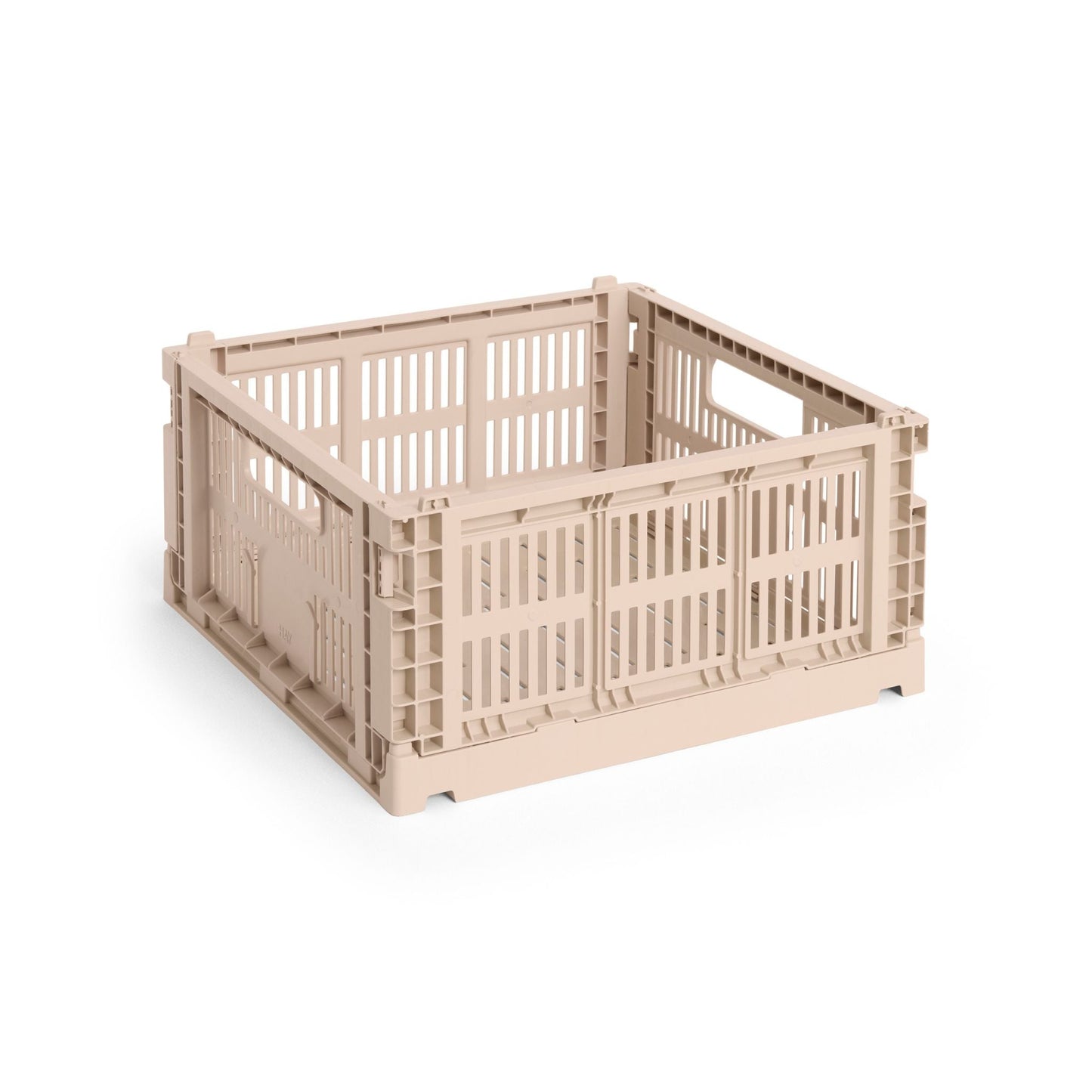 HAY Color Crate Korb Klapp-Box medium M Square quadratisch Kunststoff recycelt