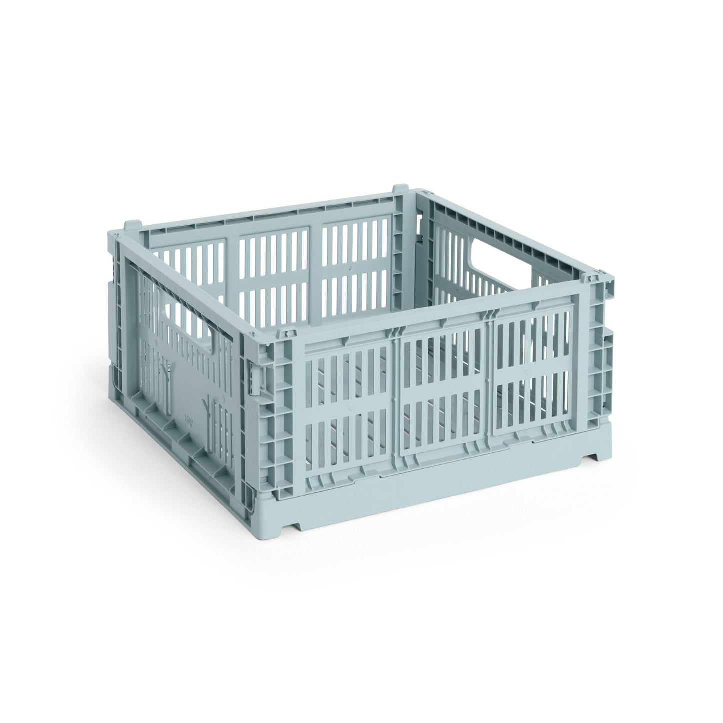 HAY Color Crate Korb Klapp-Box medium M Square quadratisch Kunststoff recycelt