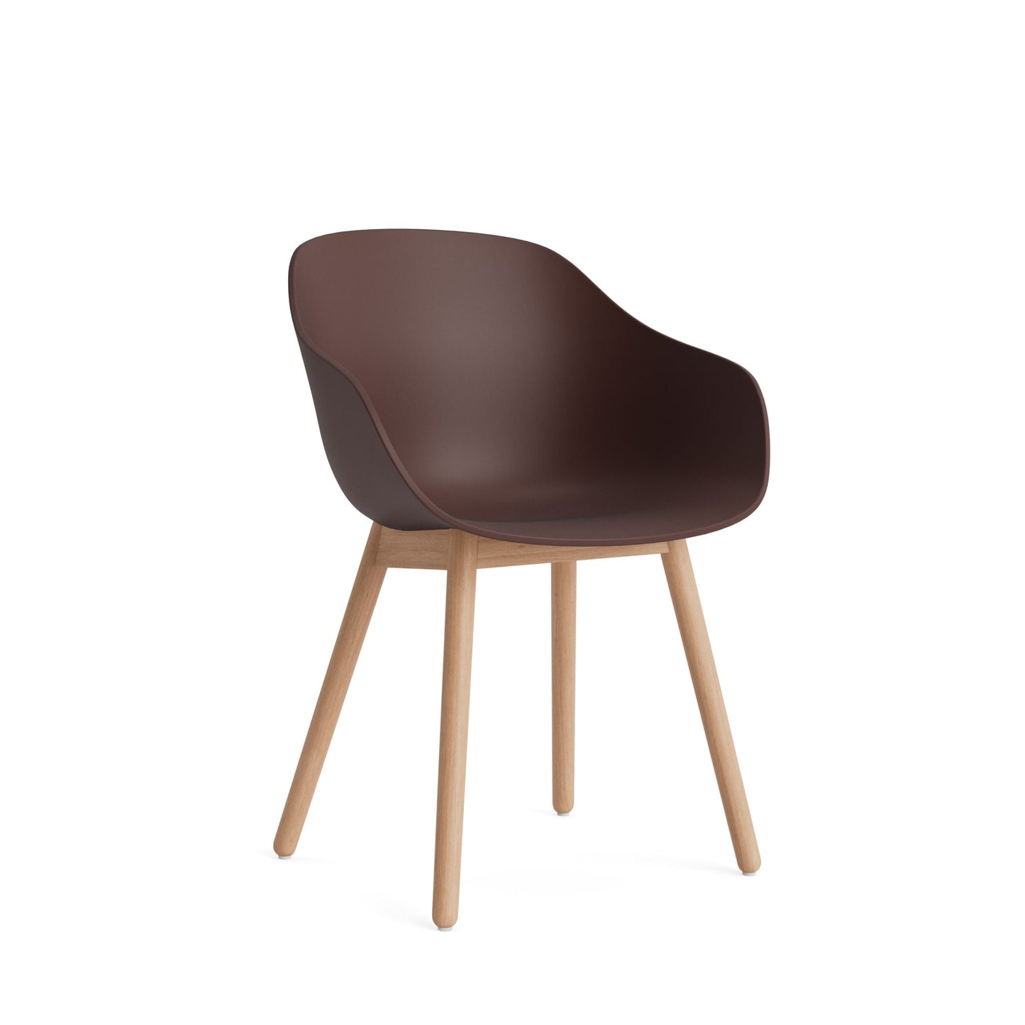 HAY About A Chair AAC 212 Stuhl Kunststoffschale Holzgestell 4-Fuß