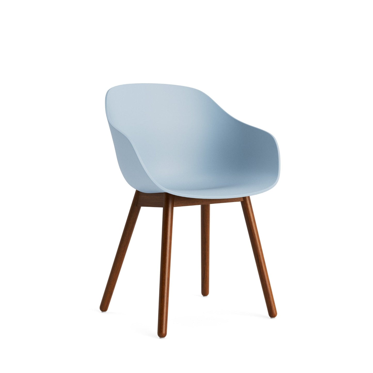 HAY About A Chair AAC 212 Stuhl Kunststoffschale Holzgestell 4-Fuß rund