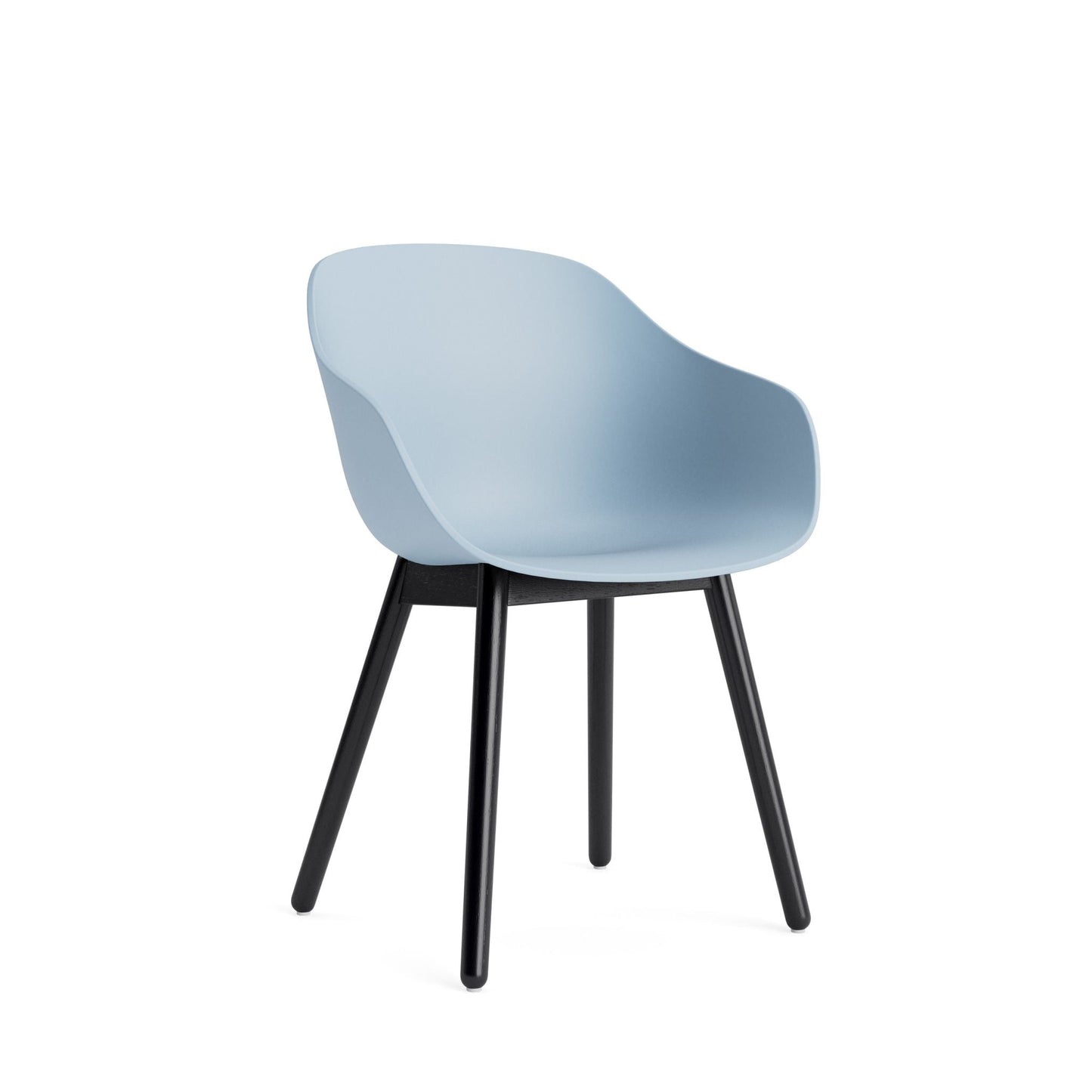 HAY About A Chair AAC 212 Stuhl Kunststoffschale Holzgestell 4-Fuß rund