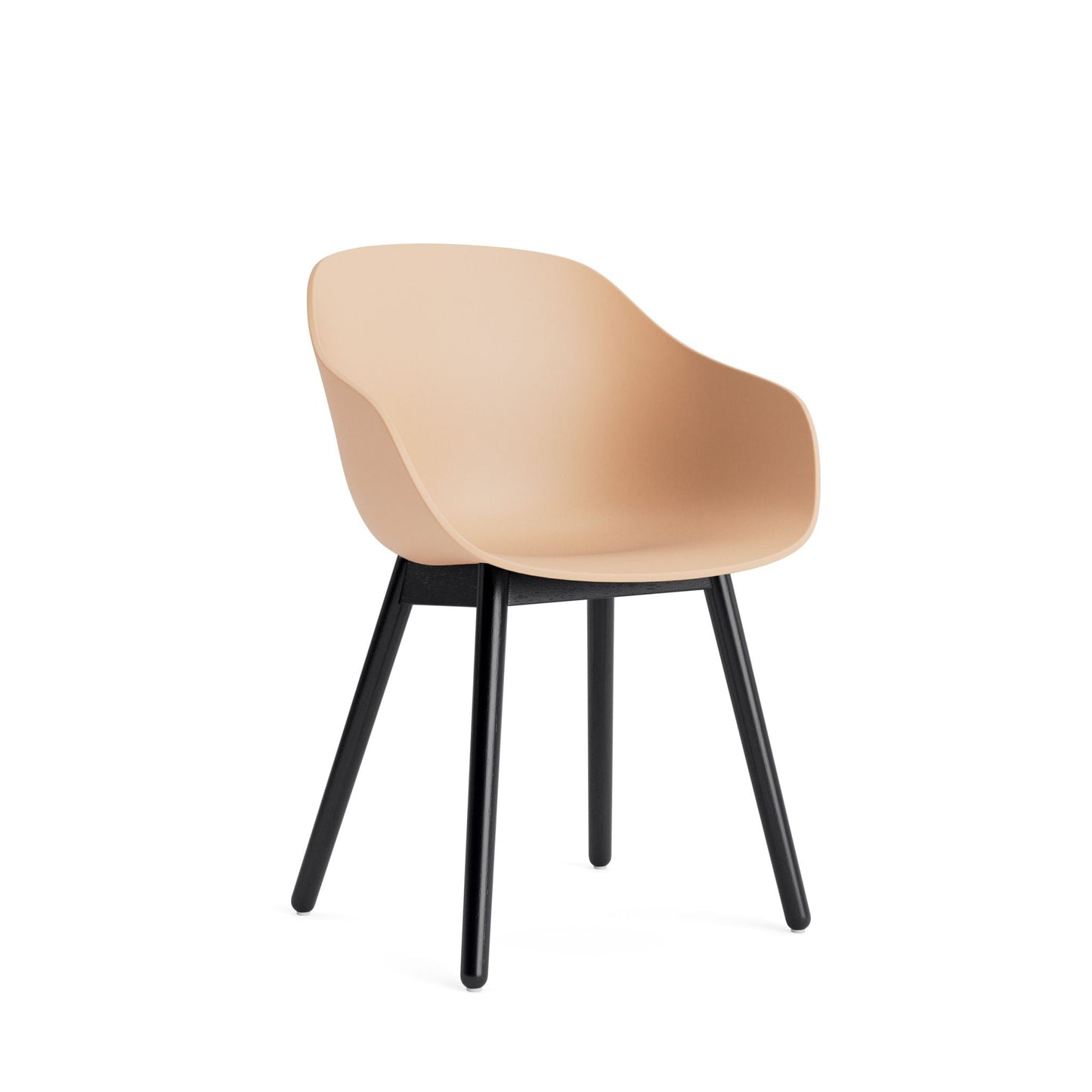 HAY About A Chair AAC 212 Stuhl Kunststoffschale Holzgestell 4-Fuß rund