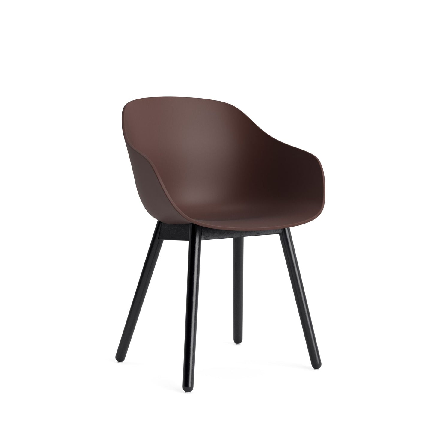 HAY About A Chair AAC 212 Stuhl Kunststoffschale Holzgestell 4-Fuß rund