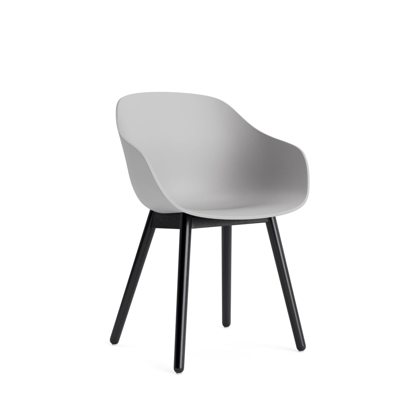 HAY About A Chair AAC 212 Stuhl Kunststoffschale Holzgestell 4-Fuß rund