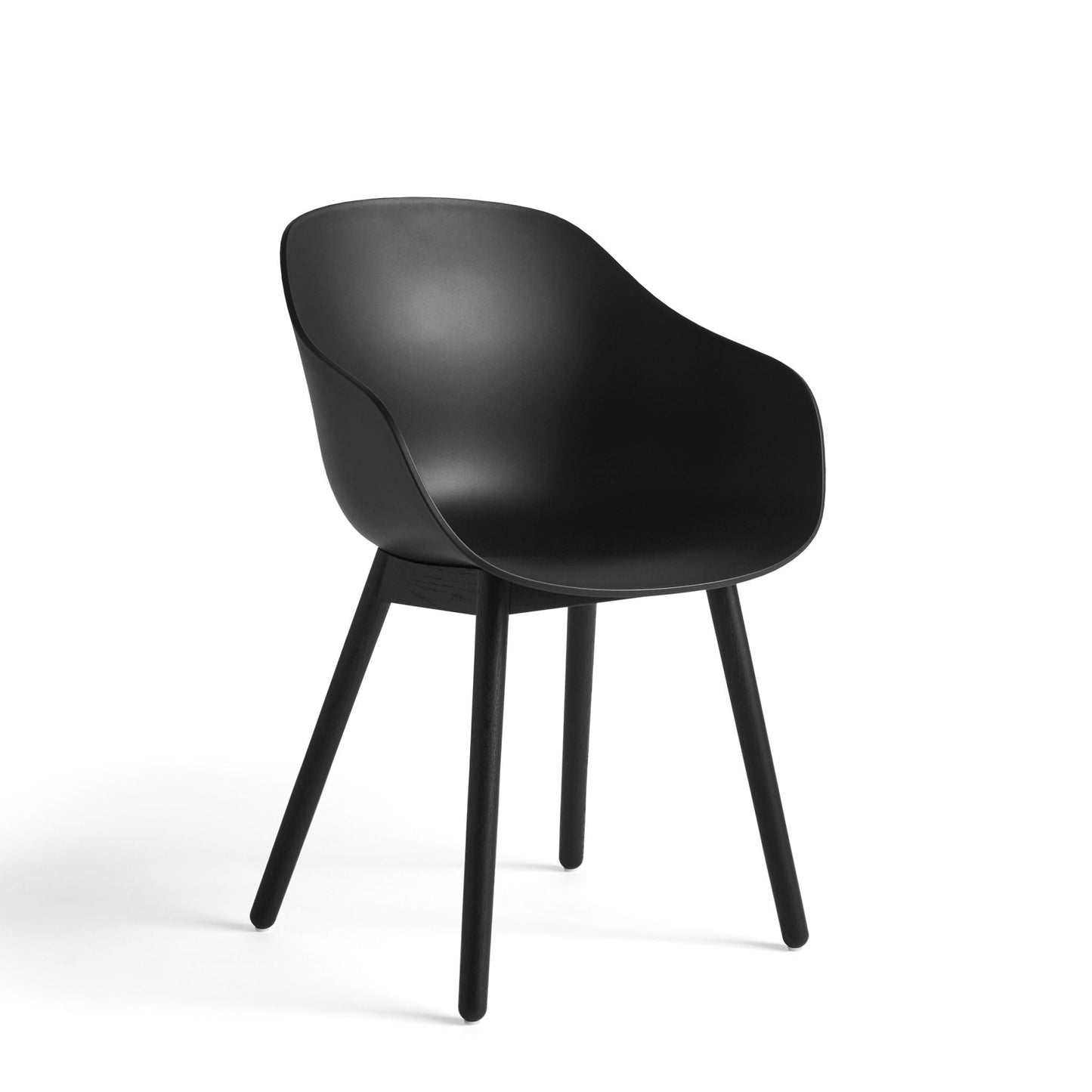 HAY About A Chair AAC 212 Stuhl Kunststoffschale Holzgestell 4-Fuß rund