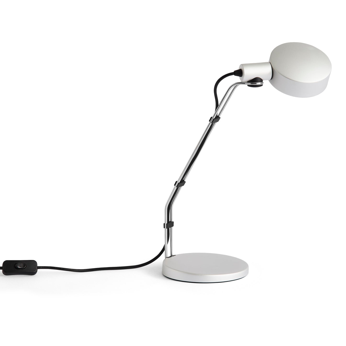 HAY Cupola Desk Lamp Schreibtischleuchte Aluminium silber klar elxoxiert