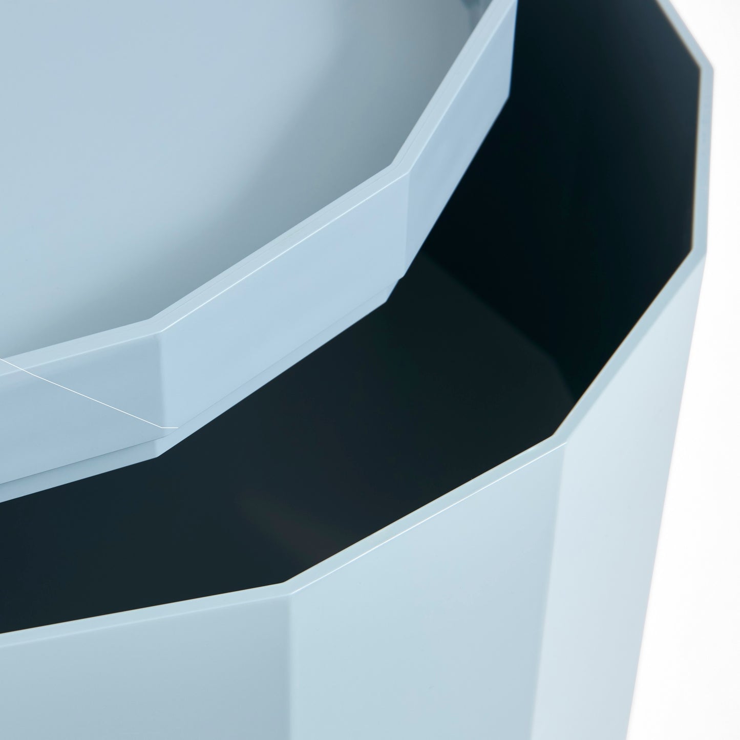 Hay Facet Cabinet low Schränkchen niedrig Kunststoff rund Füße & Rollen