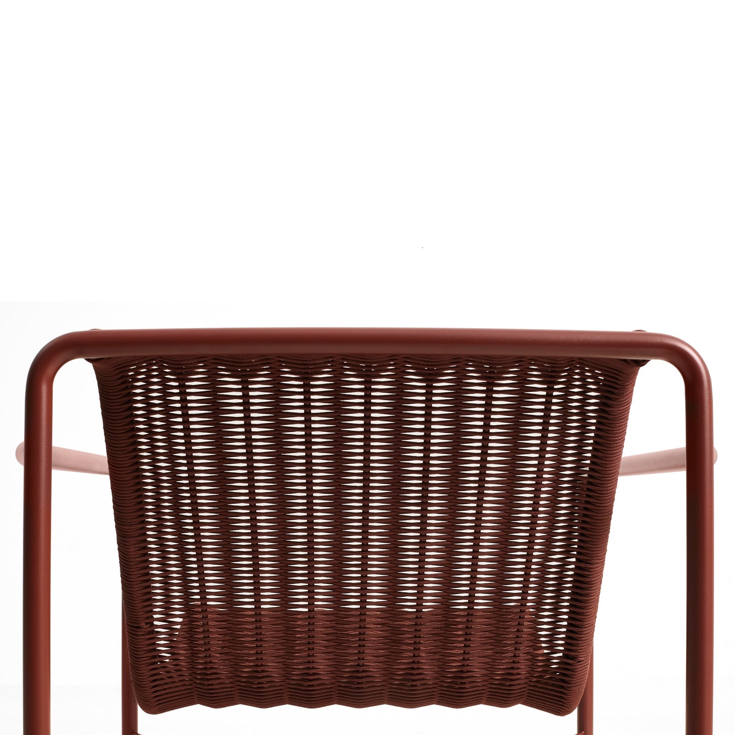 HAY Palissade Cord Lounge Chair Outdoor-Stuhl niedrig mit Armlehnen