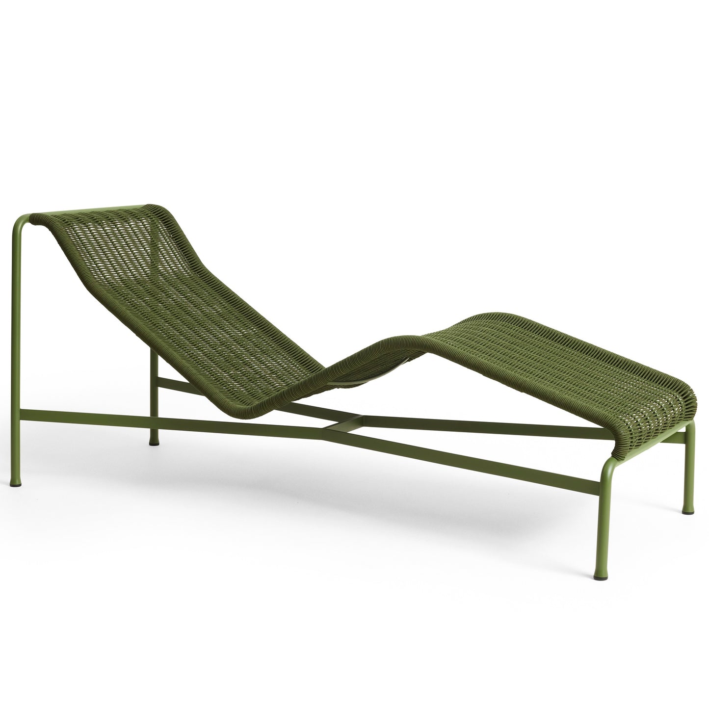 HAY Palissade Cord Chaise Longue Outdoor-Liege