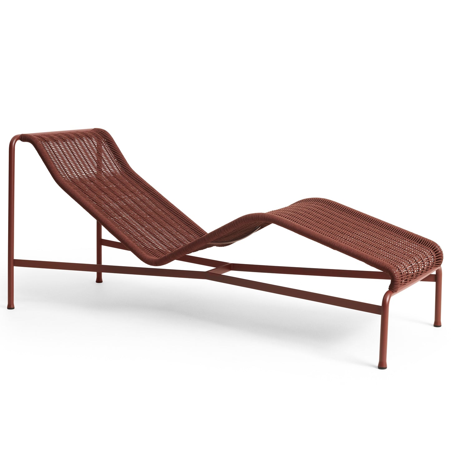 HAY Palissade Cord Chaise Longue Outdoor-Liege