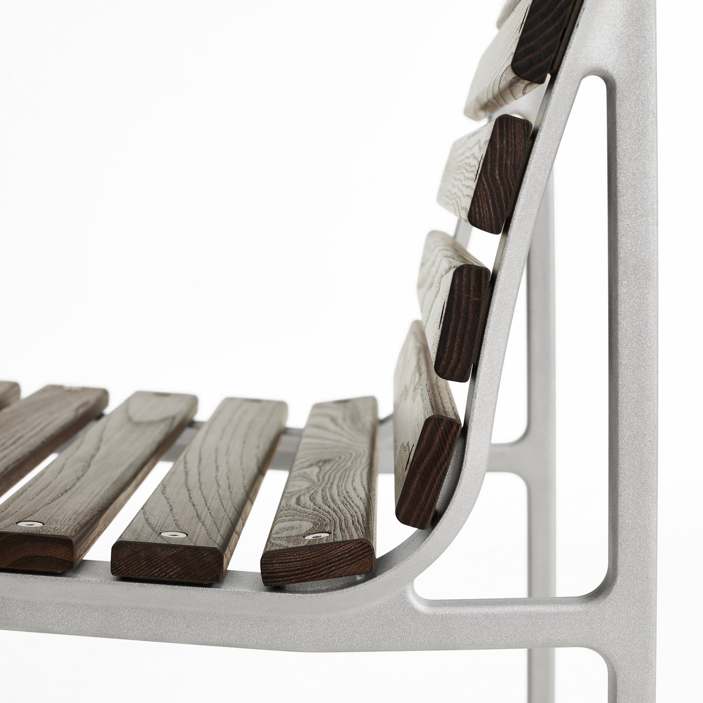 HAY Traverse Dining Bench Outdoor Bank Esche geölt / Aluminium