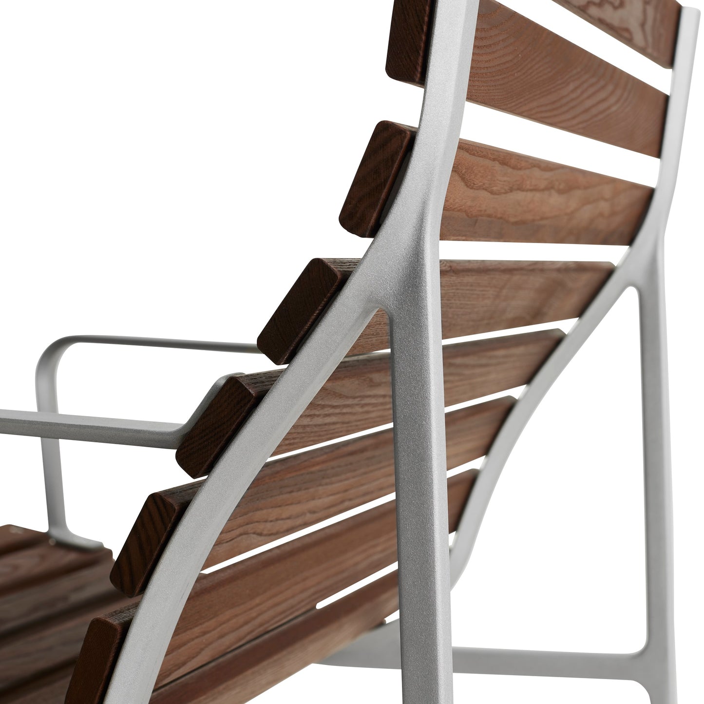 HAY Traverse Lounge Bench Outdoor Bank Esche geölt / Aluminium