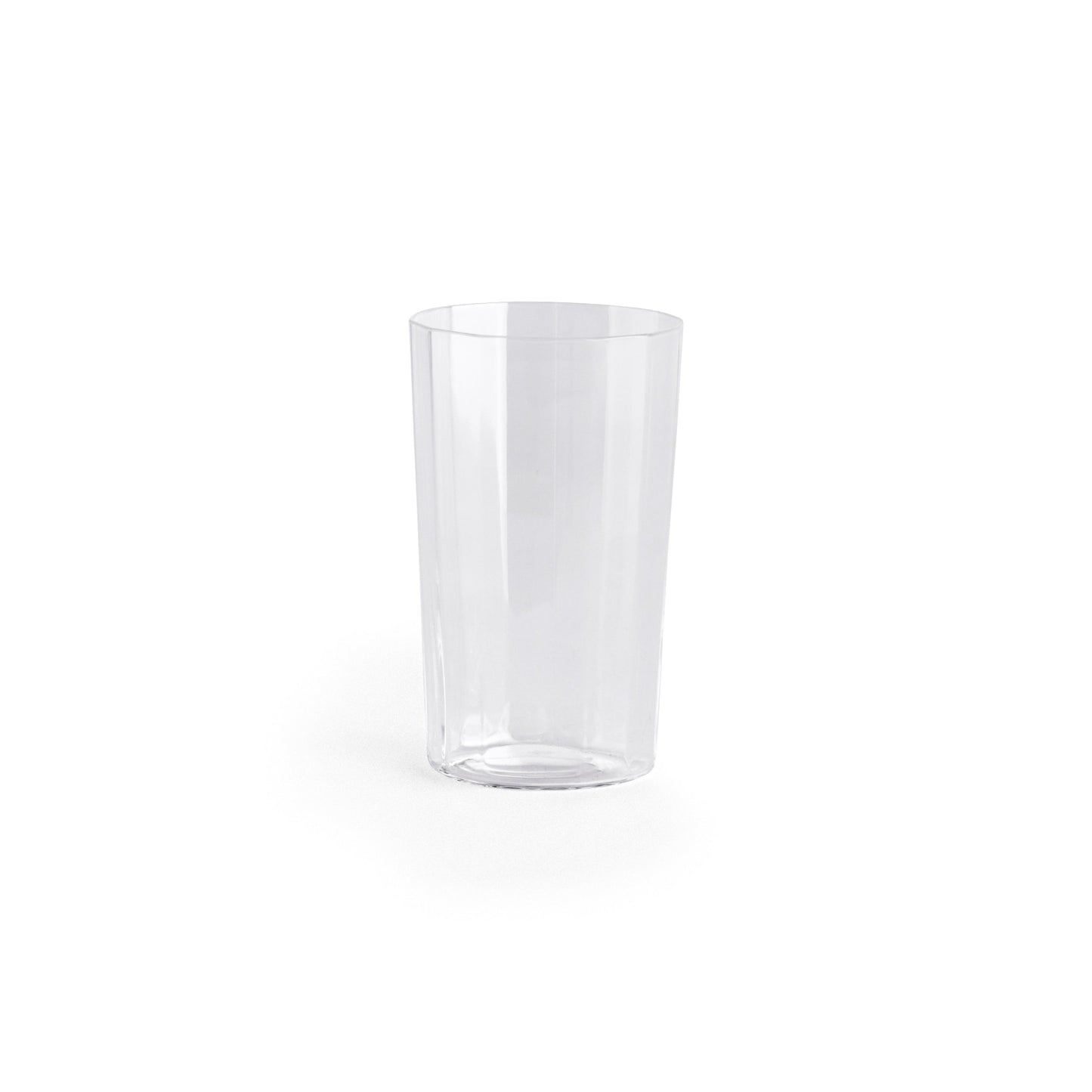 HAY Angle Glas clear Trinkglas M medium facettiert (4er-Set)