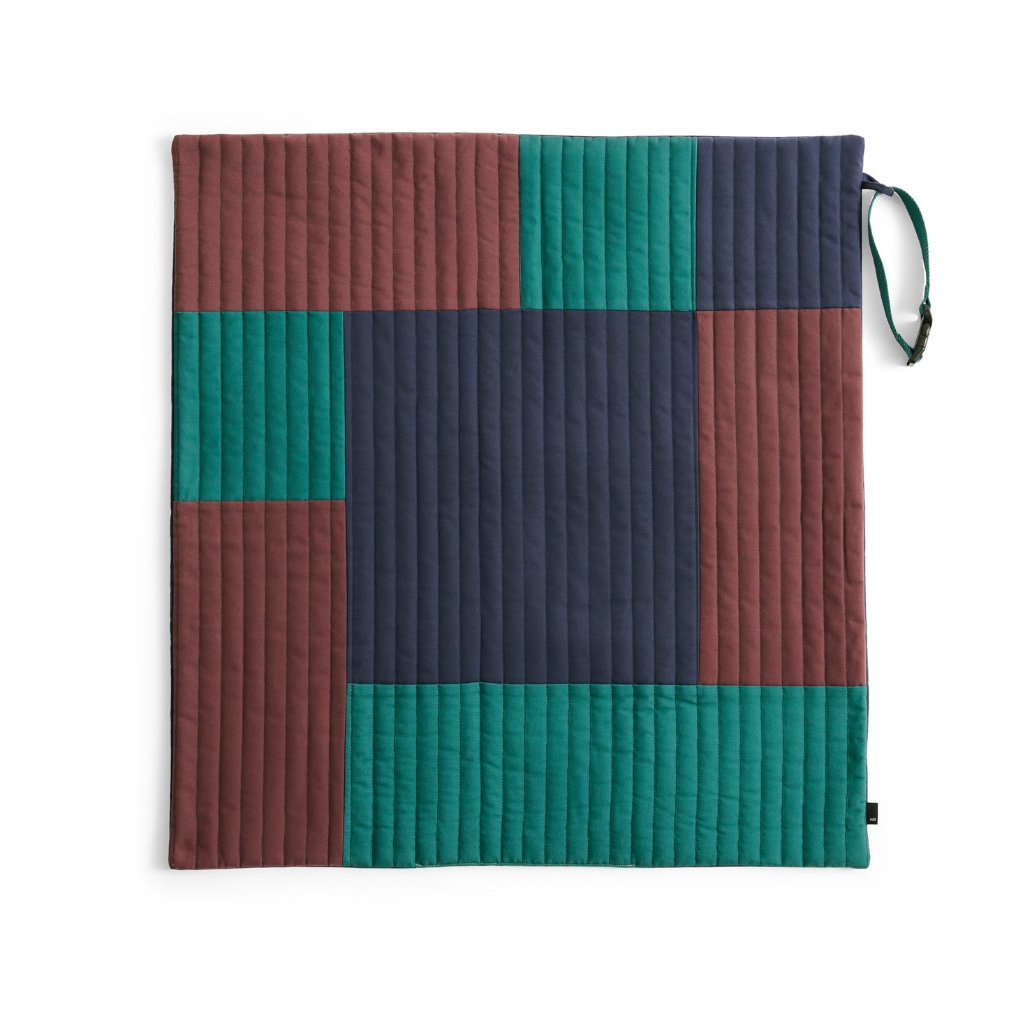 HAY Dogs Travel Blanket Reisedecke für Hunde 80 x80 grün blau