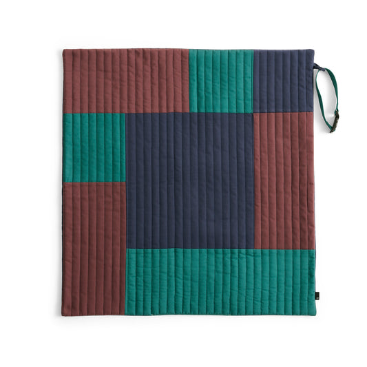 HAY Dogs Travel Blanket Reisedecke für Hunde 80 x80 grün blau