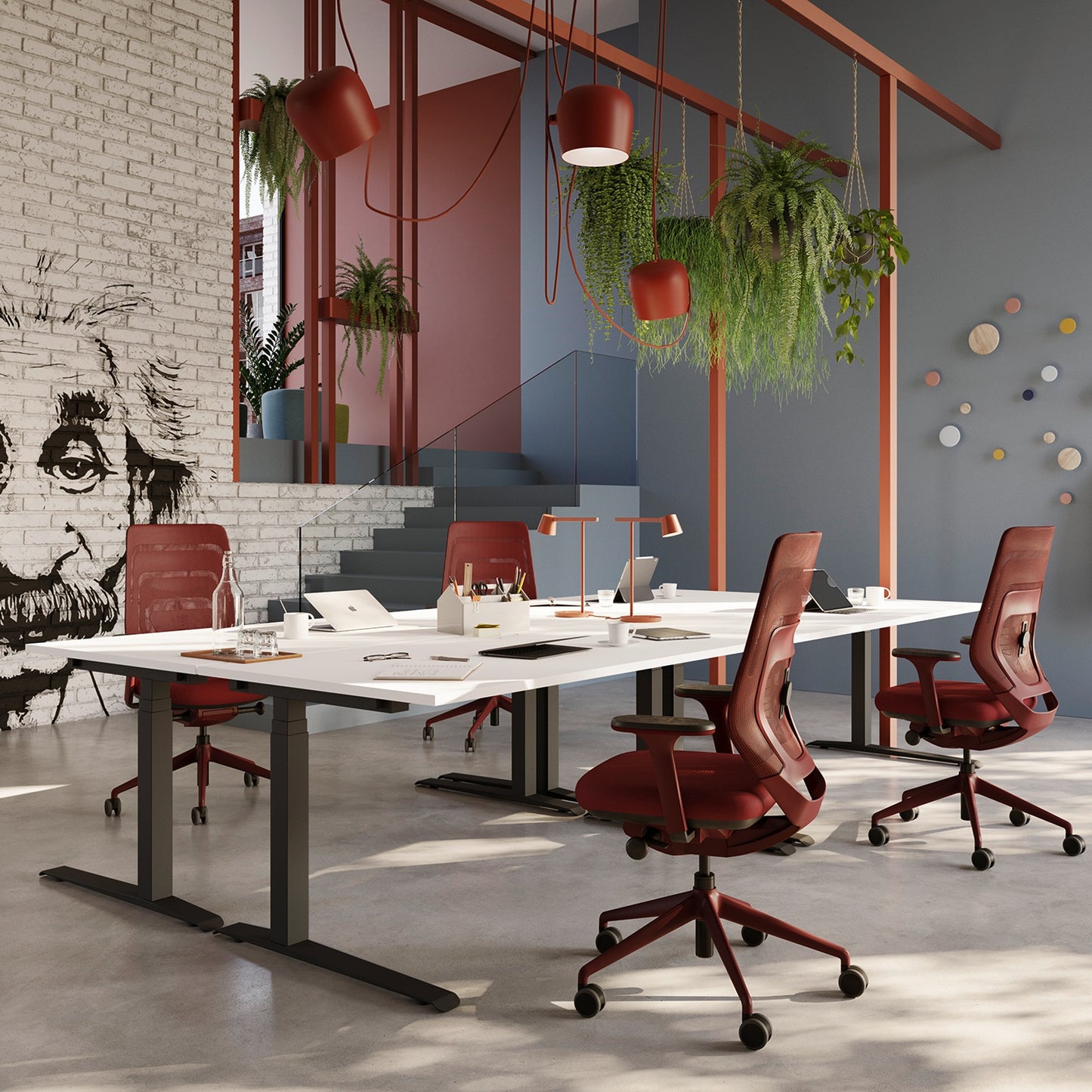 fm asiento Bürostuhl 3D Rücken Netzstrick supersoft - konfigurierbar