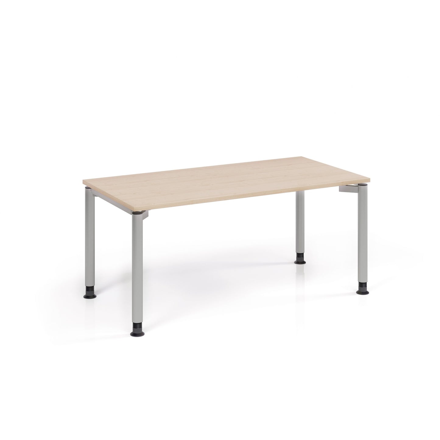 fm11 Schreibtisch Vierfuß Rundrohr Rechteckform konfigurierbar