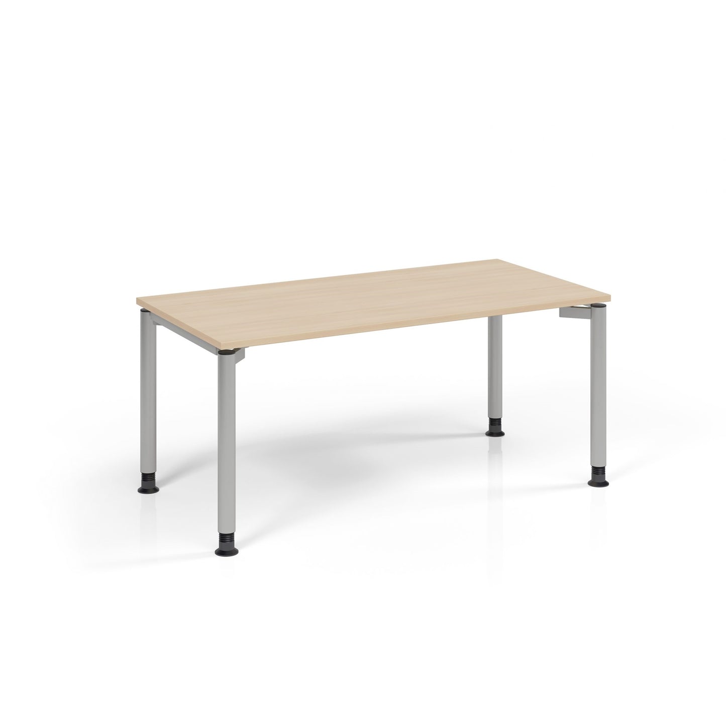 fm11 Schreibtisch Vierfuß Rundrohr Rechteckform konfigurierbar