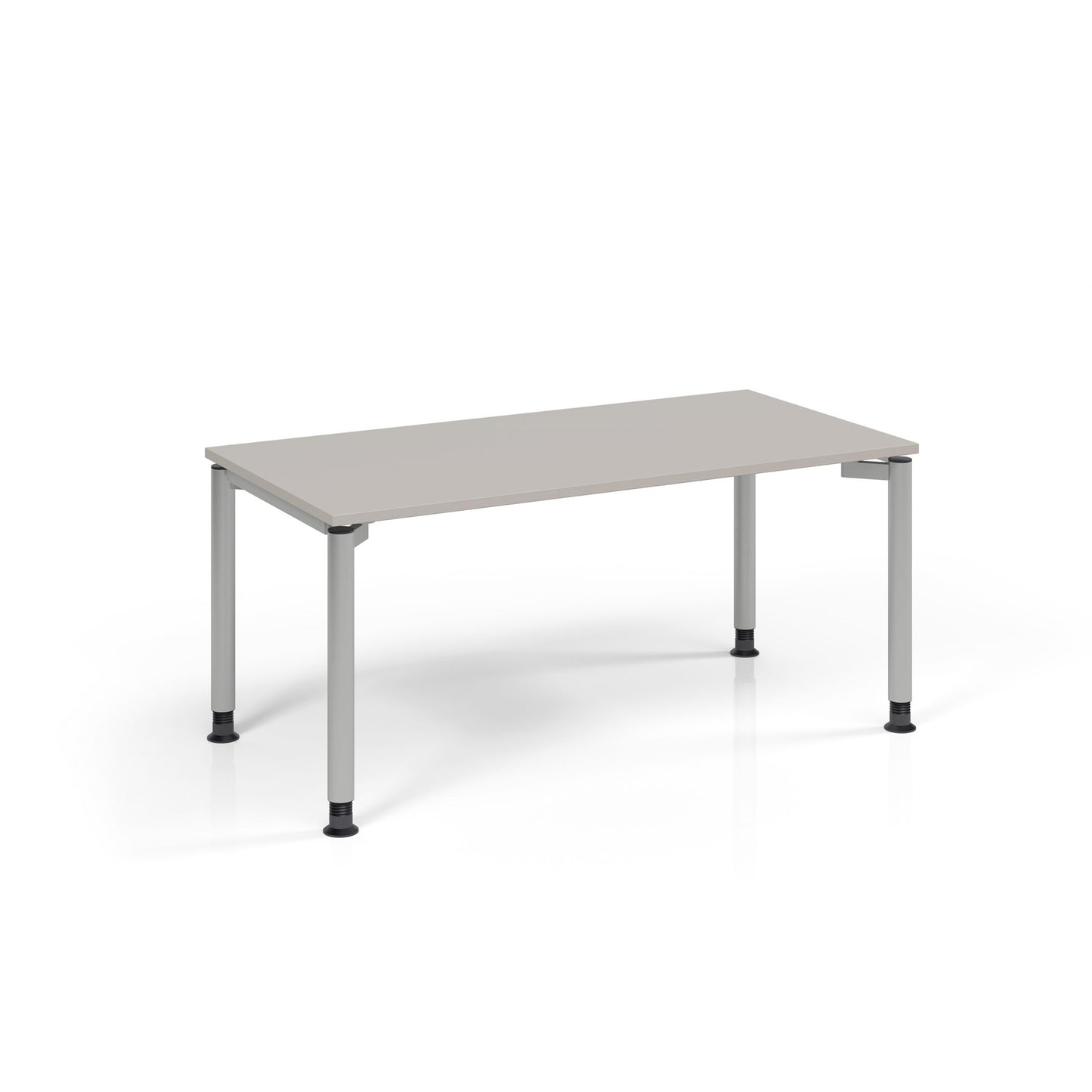 fm11 Schreibtisch Vierfuß Rundrohr Rechteckform konfigurierbar