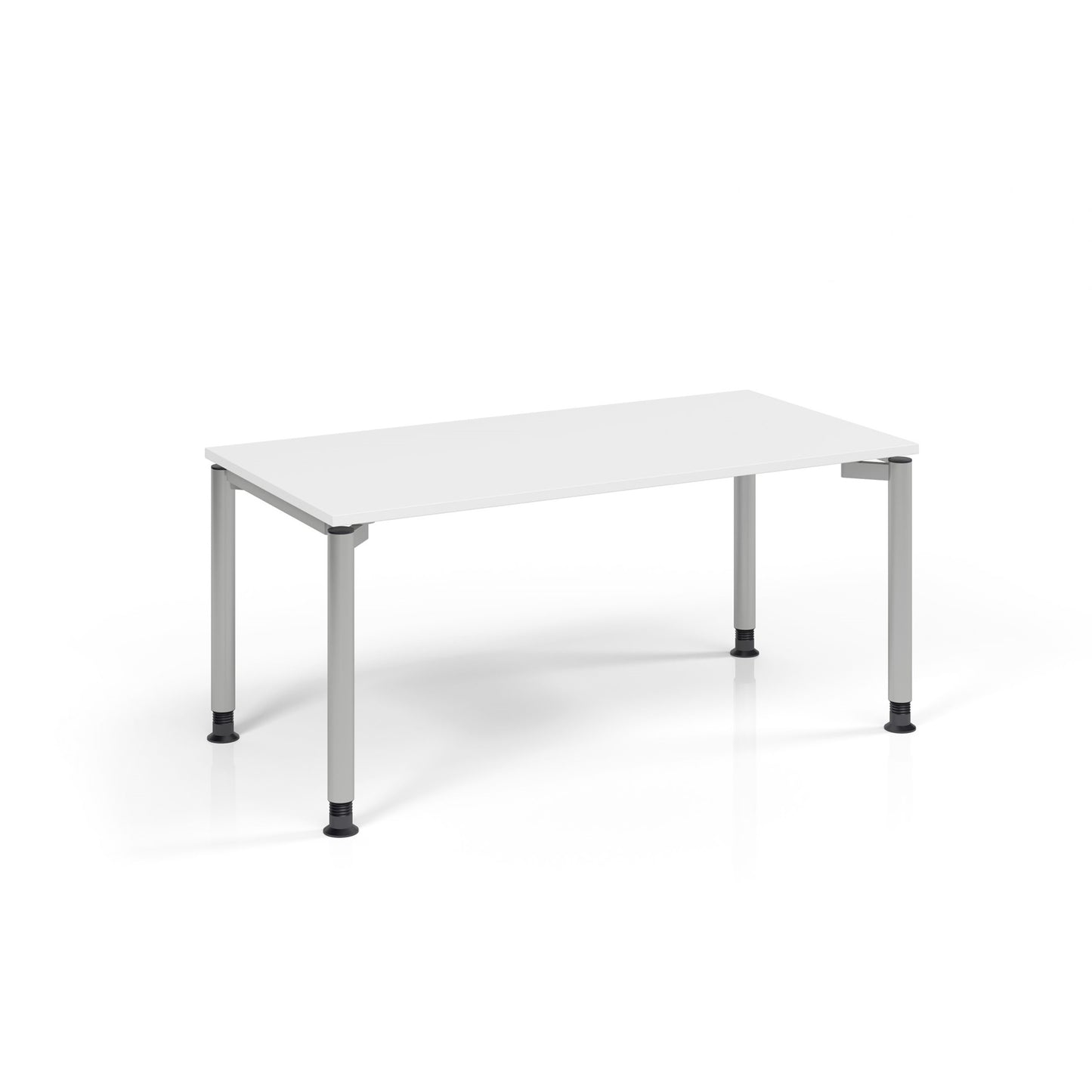 fm11 Schreibtisch Vierfuß Rundrohr Rechteckform konfigurierbar