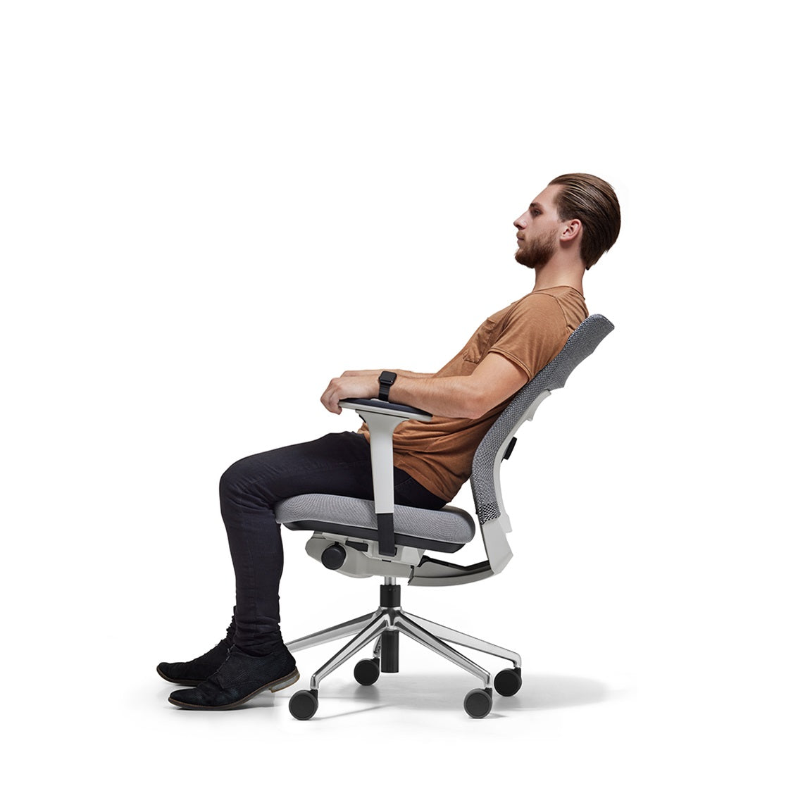 fm asiento Bürostuhl 3D Rücken Netzstrick Komfort petrol - Fastline