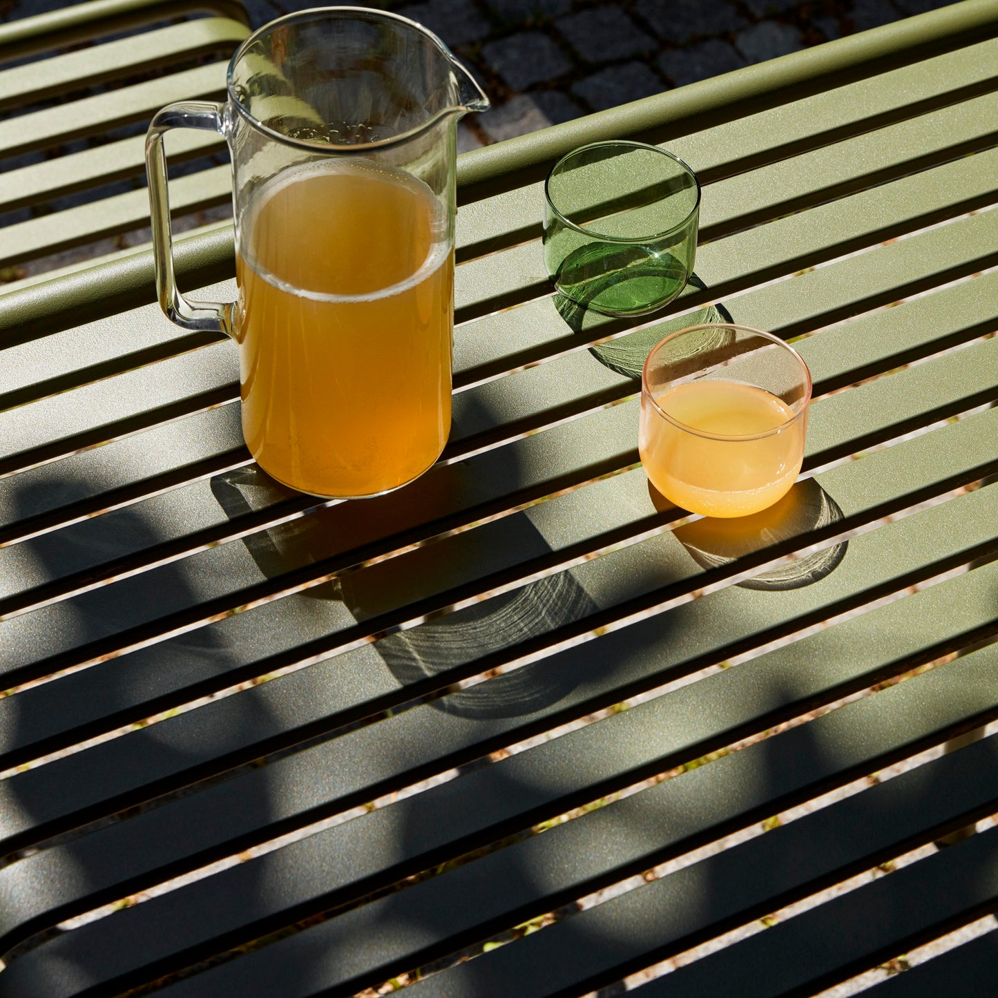 HAY Palissade Table Outdoor-Tisch Stahl 220 x 90 H 75cm