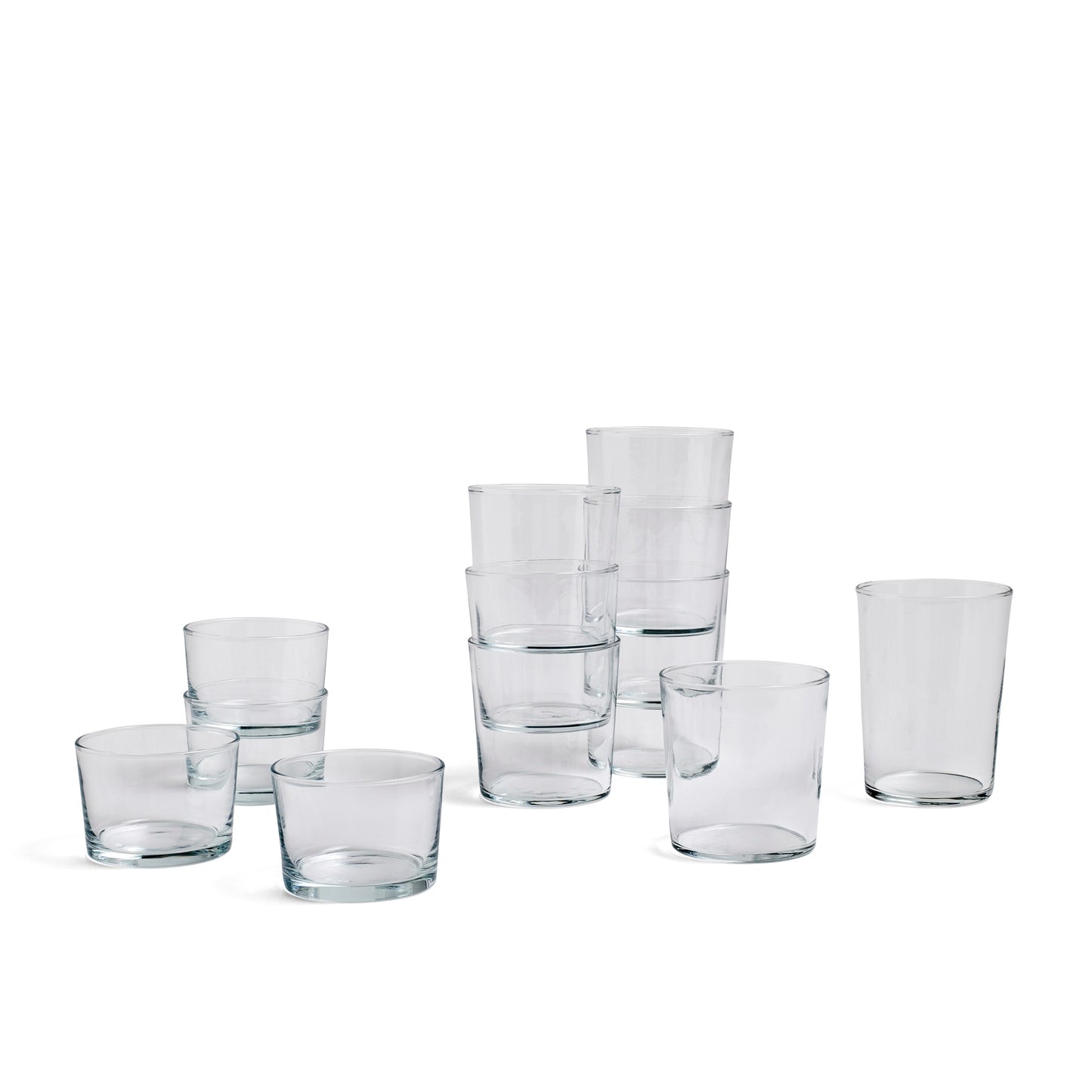 HAY Glas clear Trinkglas M medium klar (4er-Set)