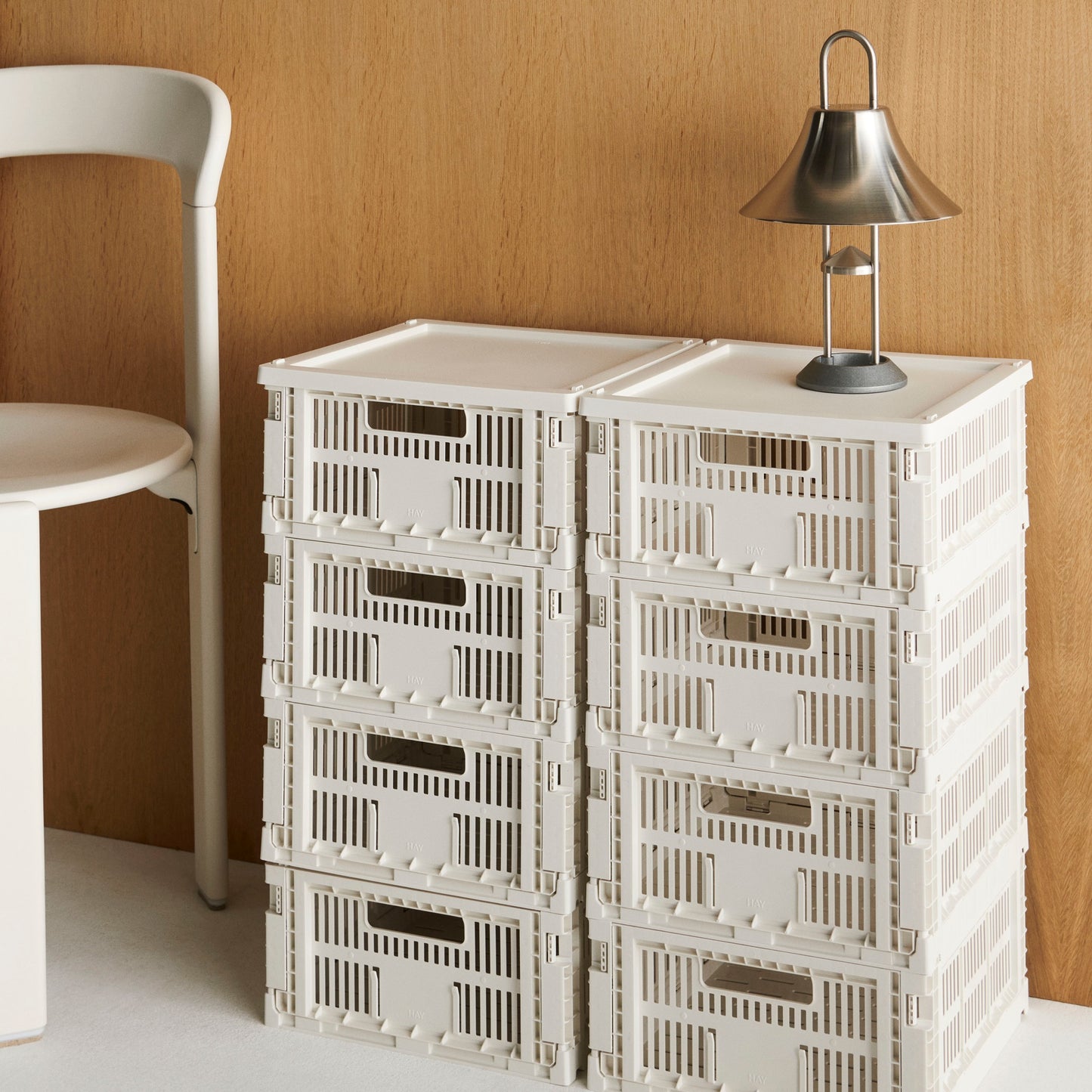 HAY Color Crate Korb Klapp-Box M medium Kunststoff recycelt