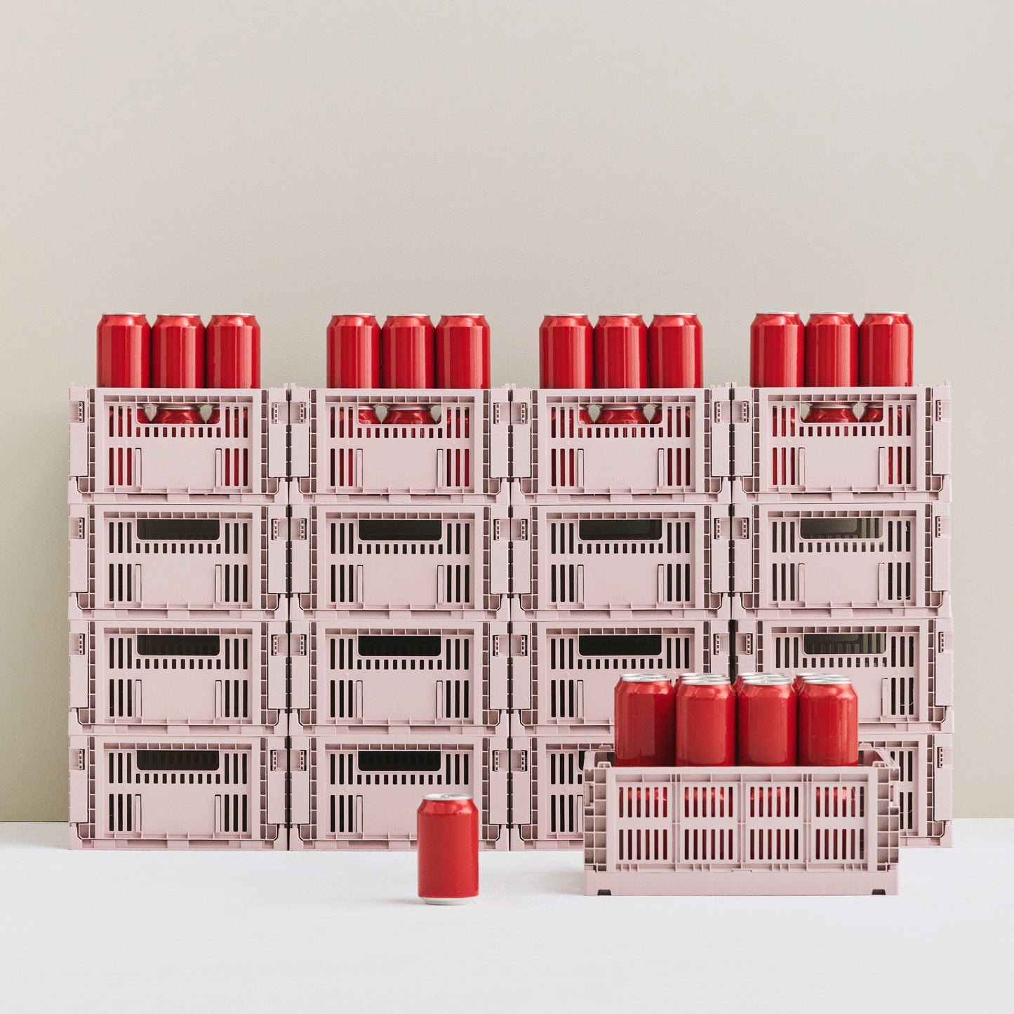 HAY Color Crate Korb Klapp-Box M medium Kunststoff recycelt