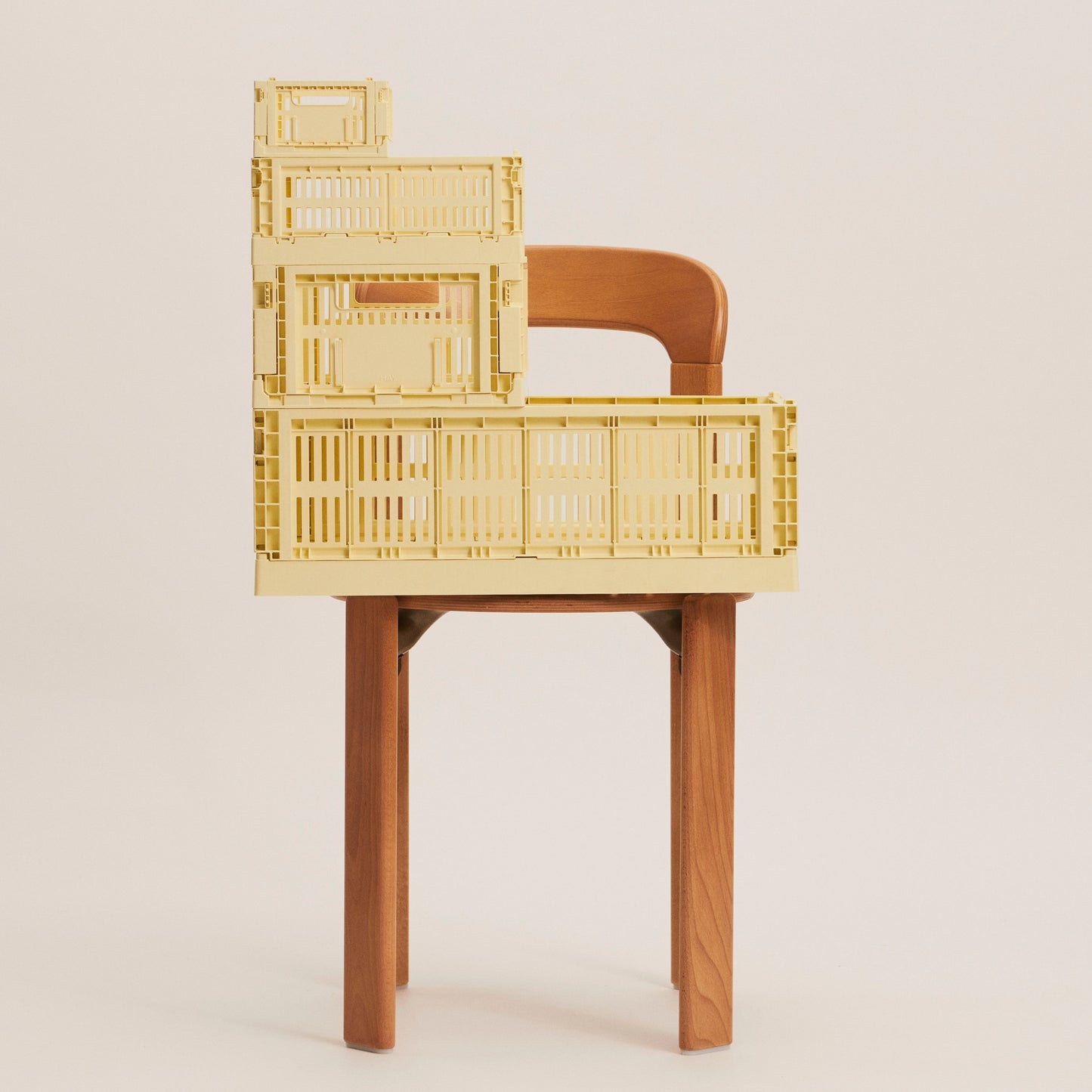 HAY Color Crate Korb Klapp-Box M medium Kunststoff recycelt