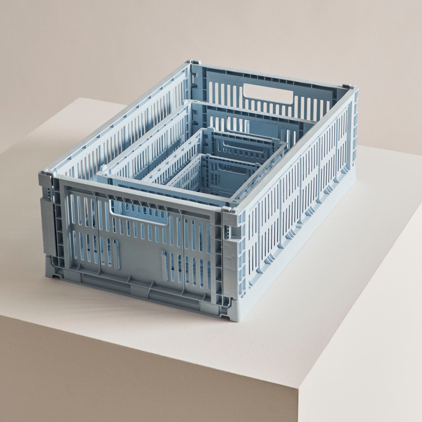 HAY Color Crate Korb Klapp-Box M medium Kunststoff recycelt