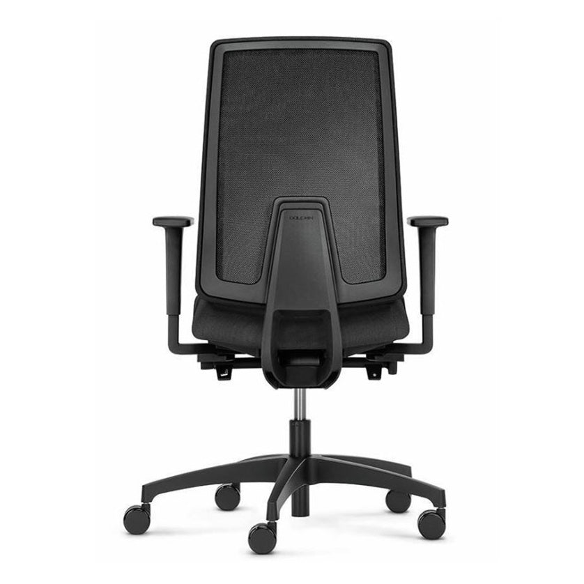 Dauphin Indeed Mesh Bürostuhl mit Netzrücken + Armlehnen schwarz