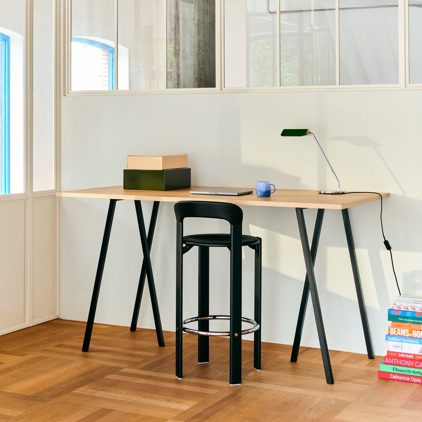 HAY Rey Bar Stool Barhocker Buche wasserbasiert lackiert