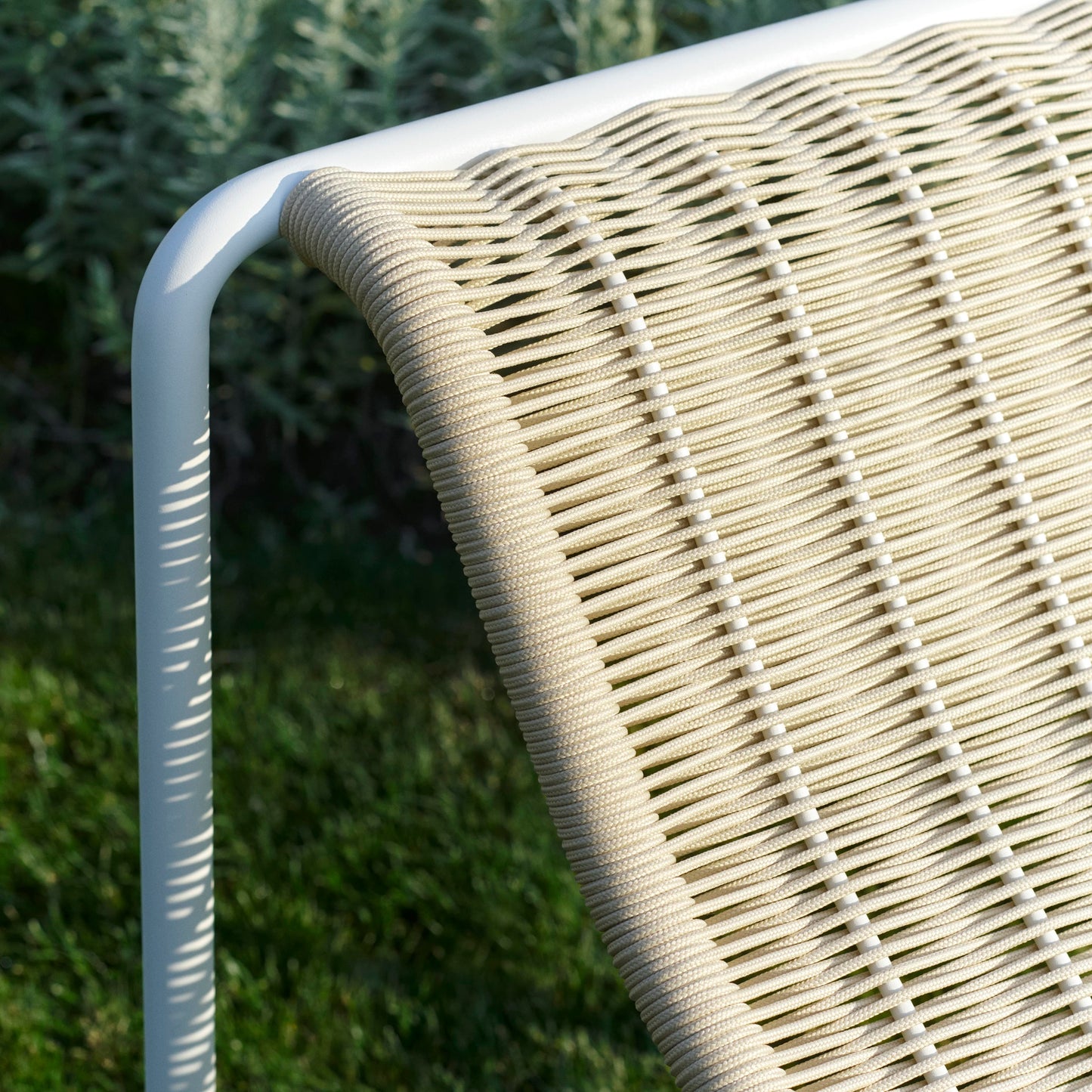 HAY Palissade Cord Chaise Longue Outdoor-Liege
