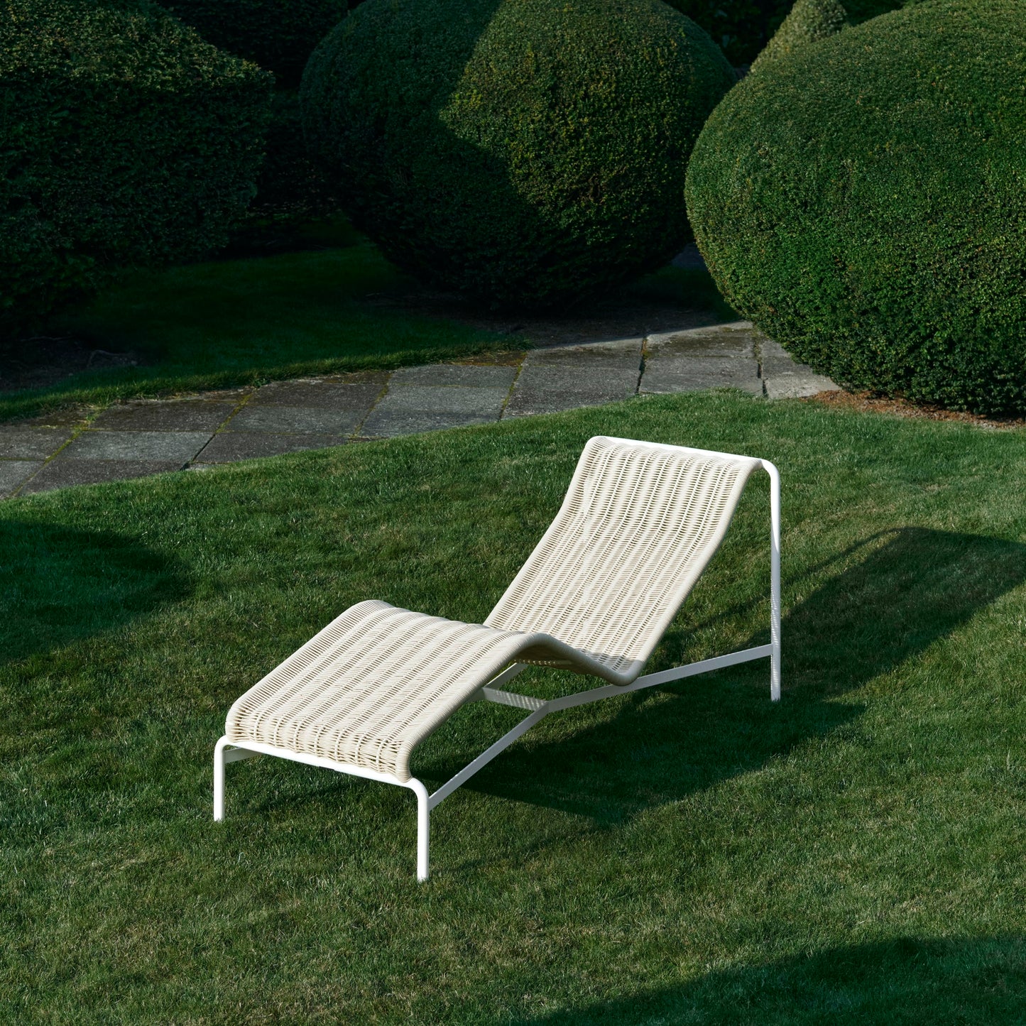 HAY Palissade Cord Chaise Longue Outdoor-Liege