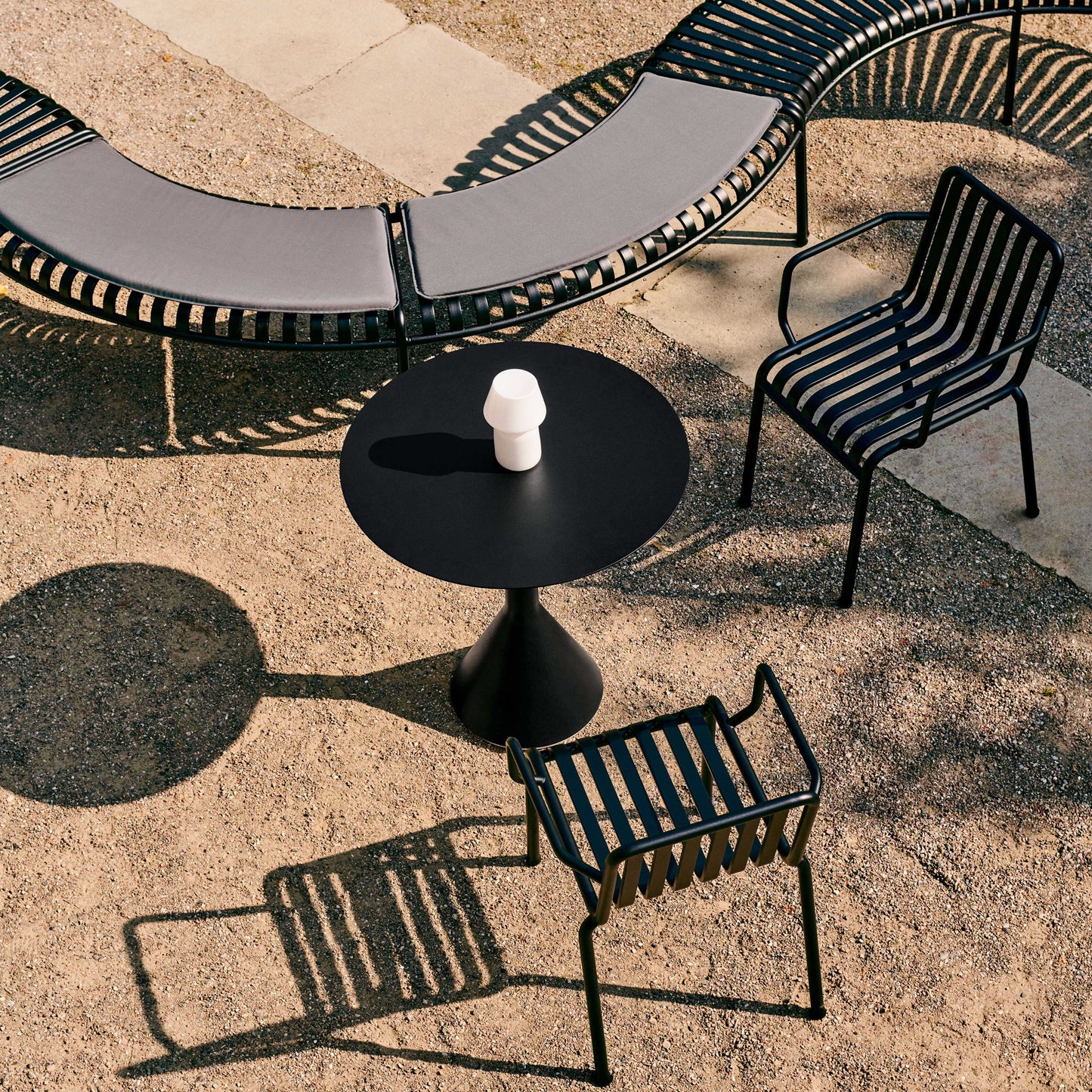 HAY Palissade Armchair Outdoor-Stuhl mit Armlehnen
