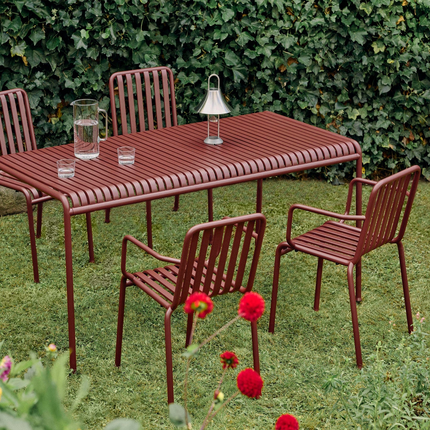 HAY Palissade Armchair Outdoor-Stuhl mit Armlehnen