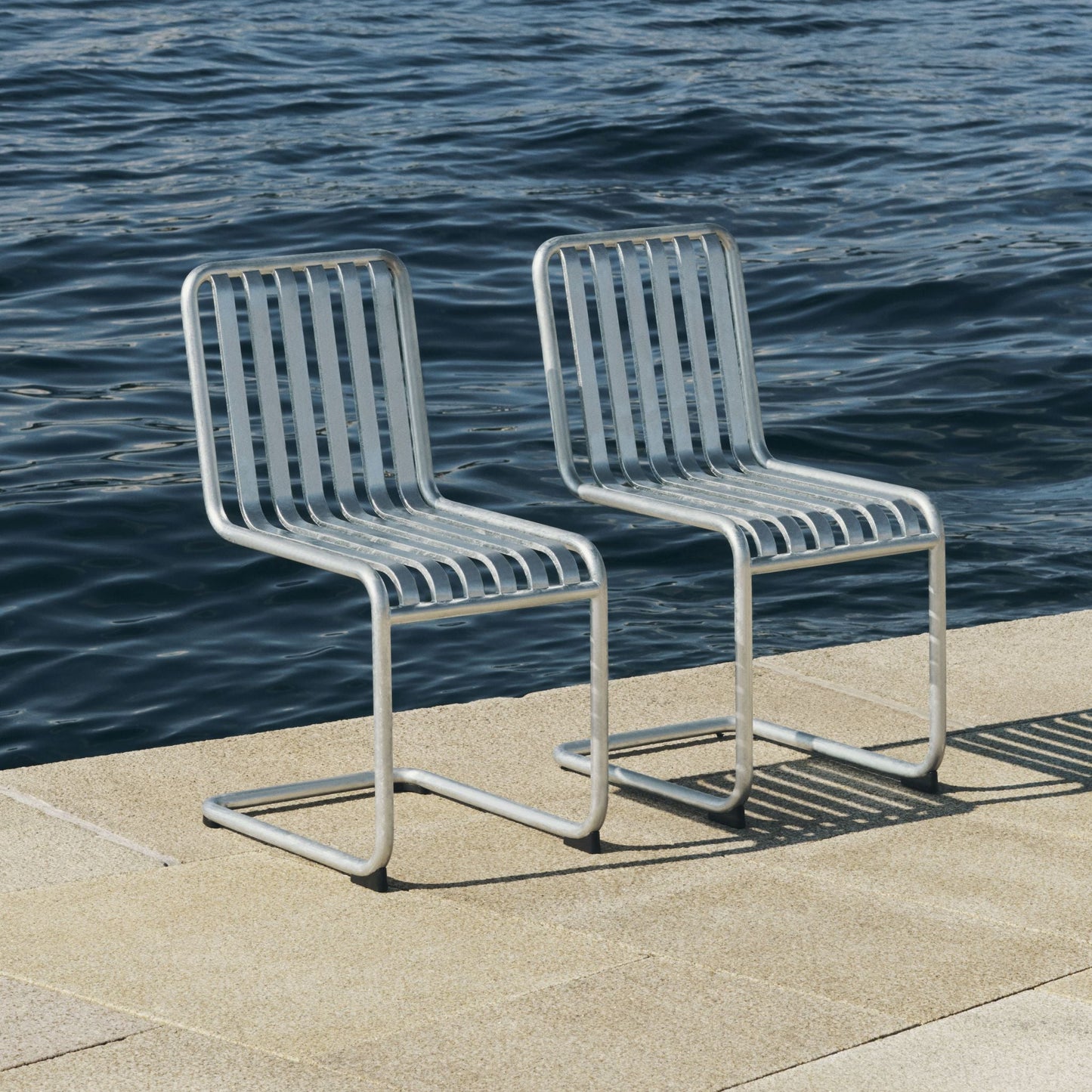 HAY Palissade Cantilever Chairs Outdoor-Stuhl Freischwinger