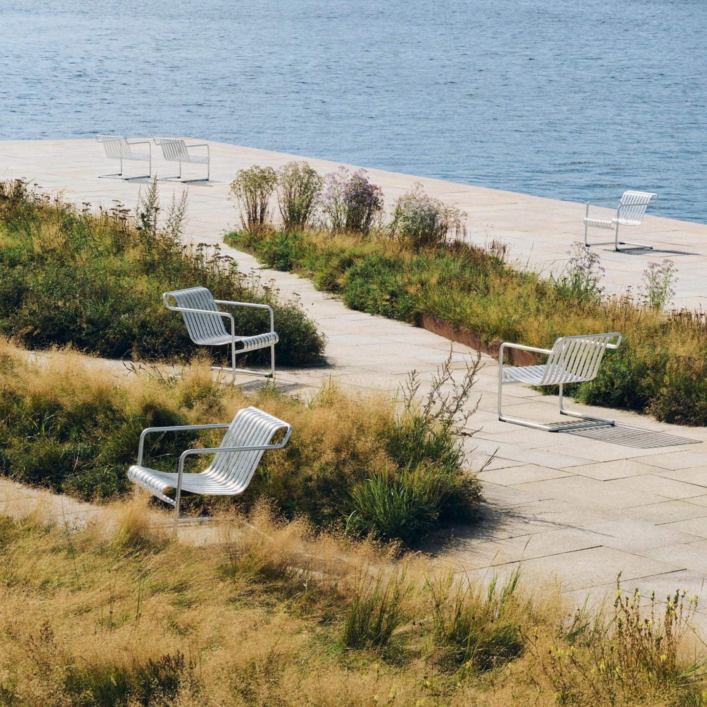 HAY Palissade Cantilever Chairs Outdoor-Stuhl Freischwinger