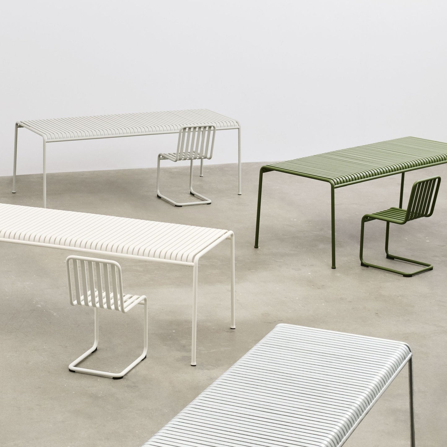 HAY Palissade Cantilever Chairs Outdoor-Stuhl Freischwinger