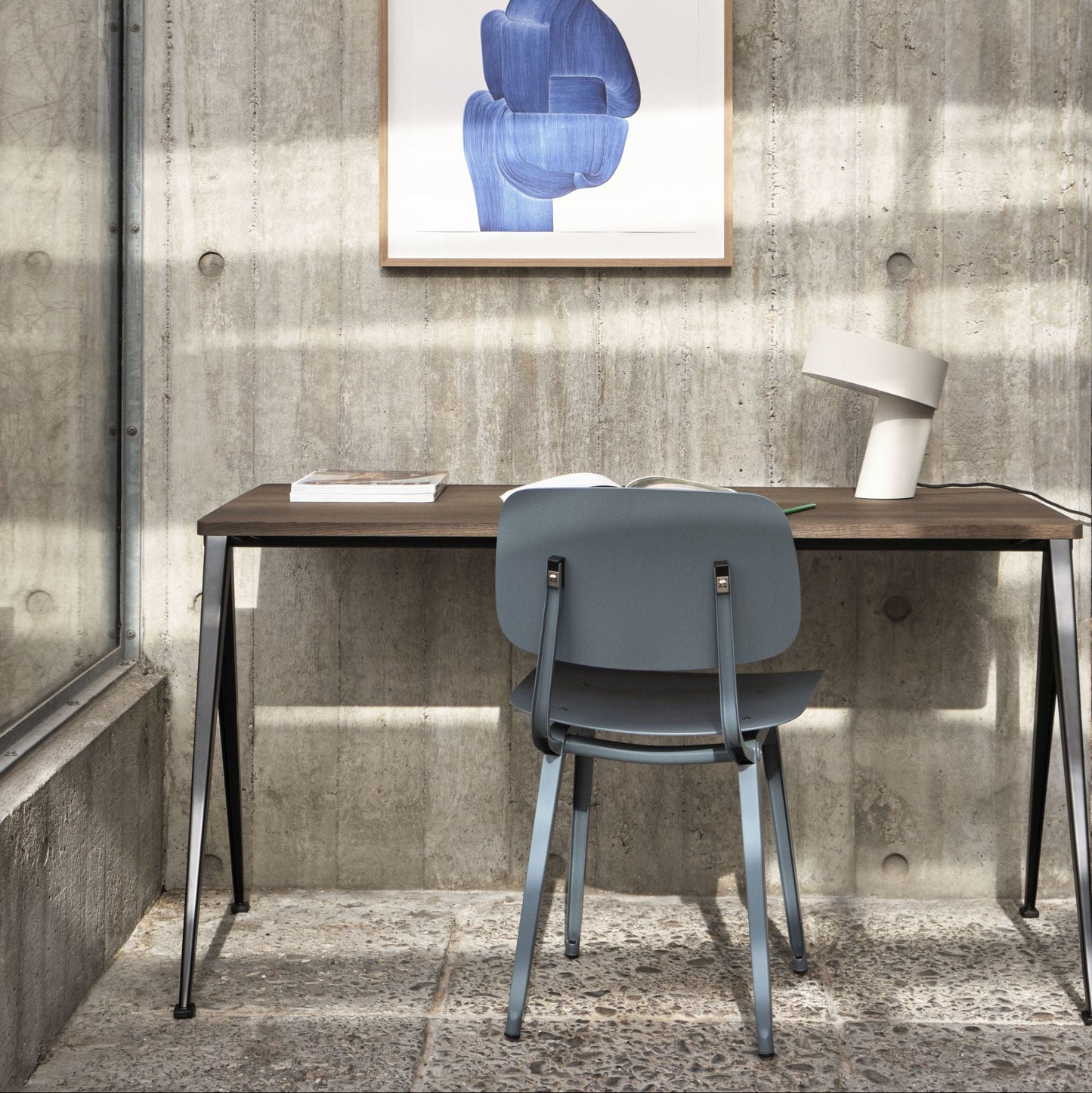 Hay Revolt Chair 4-Fuß-Stuhl Sitz & Rücken ABS-Kunststoff Stahlgestell