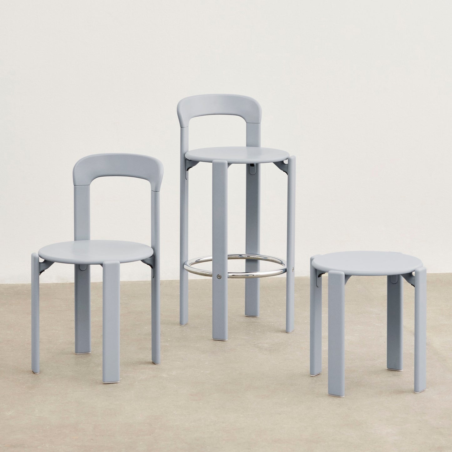 HAY Rey Bar Stool Barhocker Buche wasserbasiert lackiert