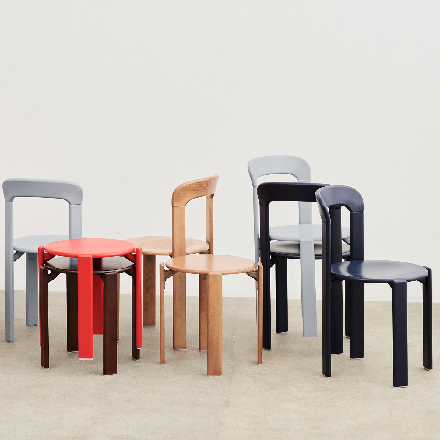 HAY Rey Chair Stuhl Buche wasserbasiert lackiert