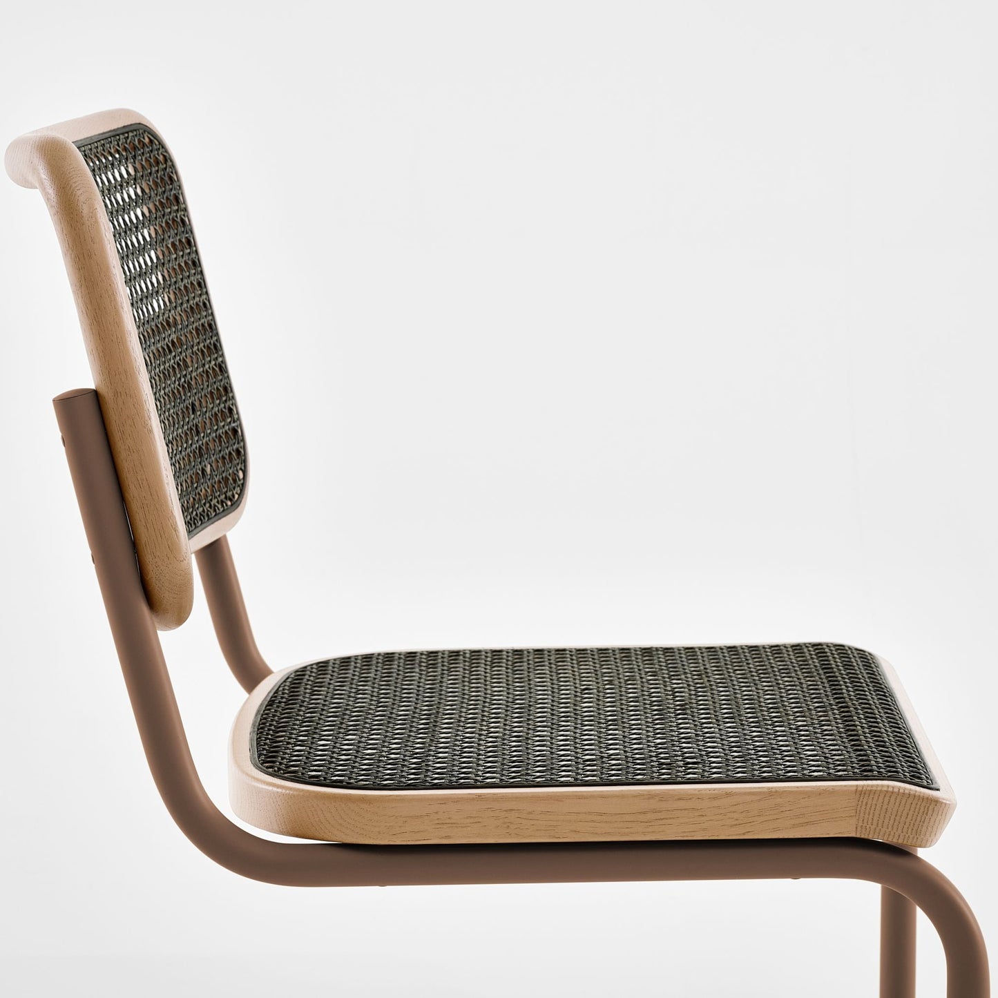 Thonet S 32 V & S 64 V Freischwinger Stuhl Edition Herkner DARK MELANGE