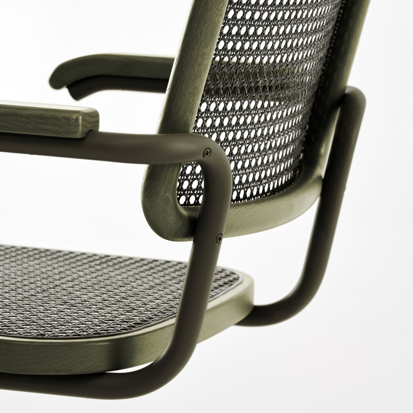 Thonet S 32 V & S 64 V Freischwinger Stuhl Edition Herkner DARK MELANGE