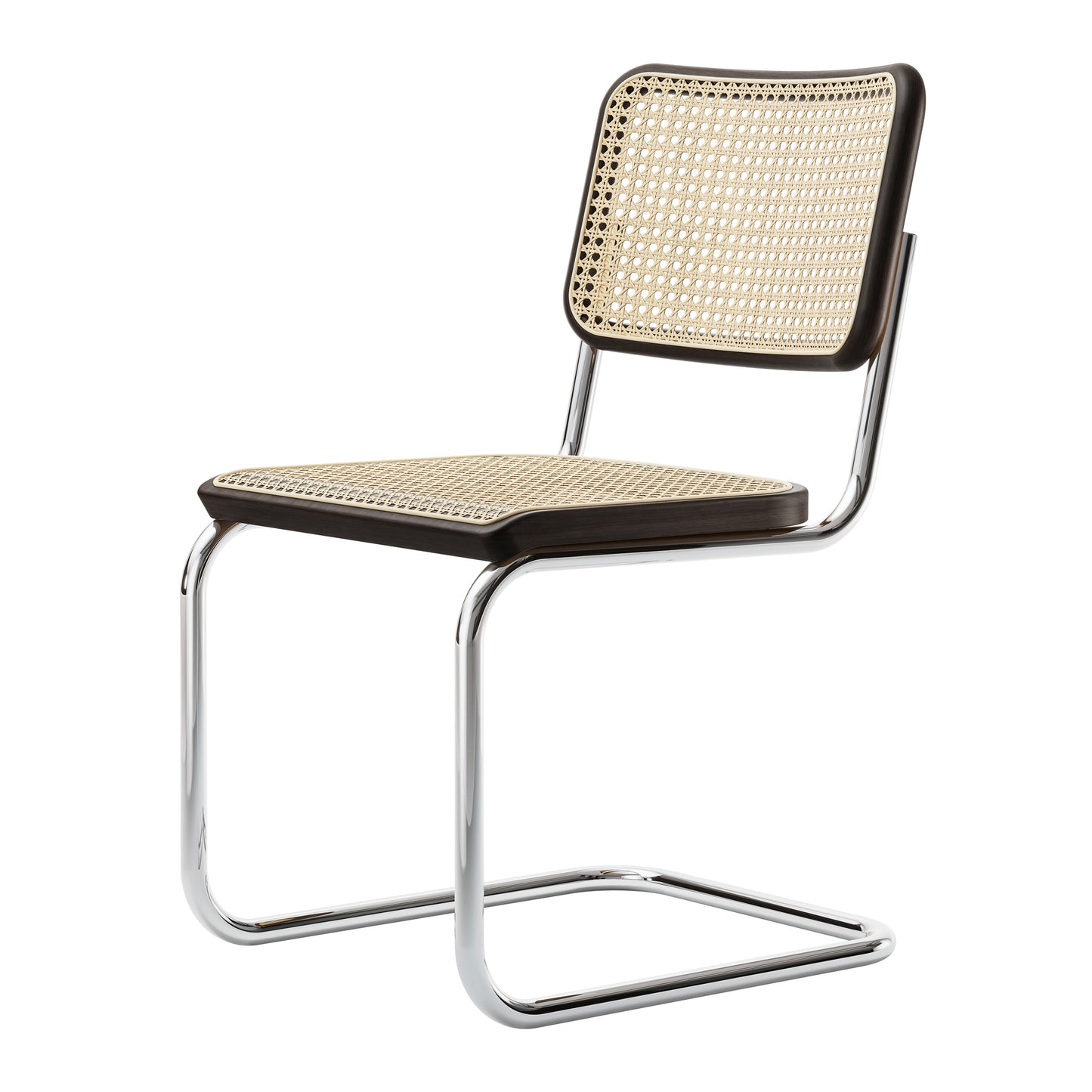 Thonet S 32 V Freischwinger Stuhl Sitz & Rücken Rohrgeflecht