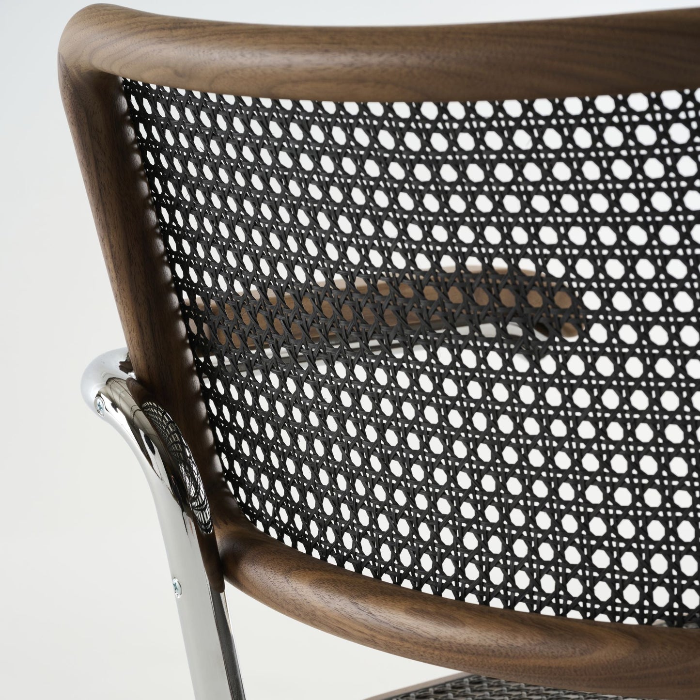Thonet S 64 V Freischwinger Stuhl mit Armlehnen Sitz & Rücken Rohrgeflecht